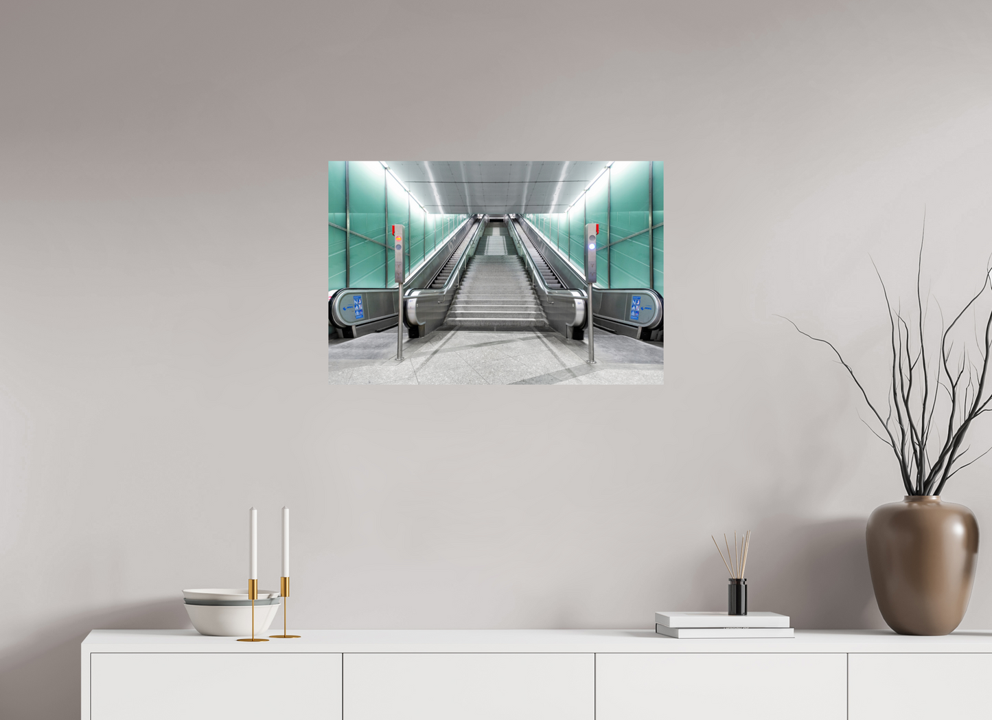 75 x 50 cm, Fine Art Print Metallic Edition Duefelrlstrasse #2 München