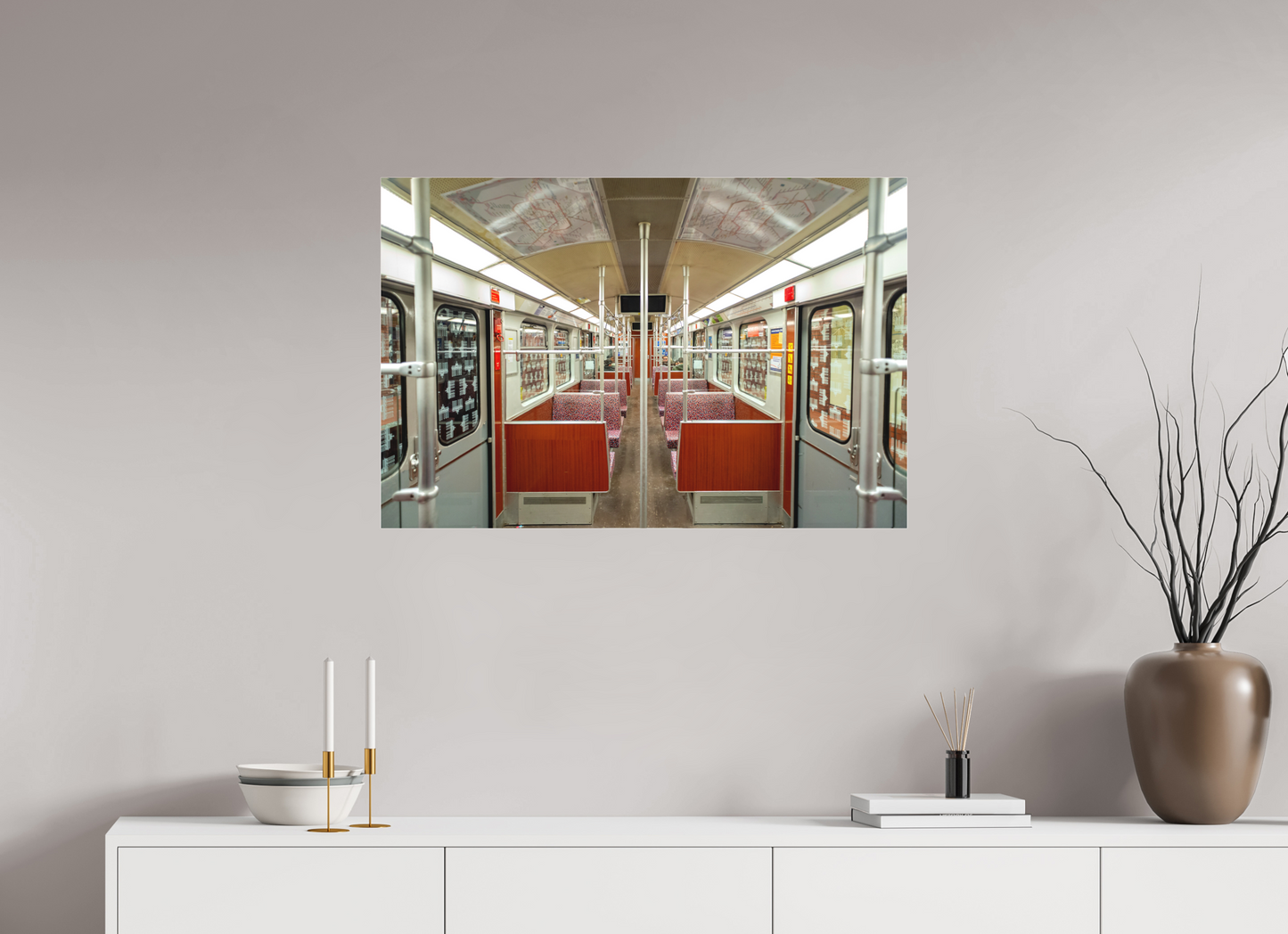 90 x 60 cm, Fine Art Acrylglas Matt BER #2 Berlin