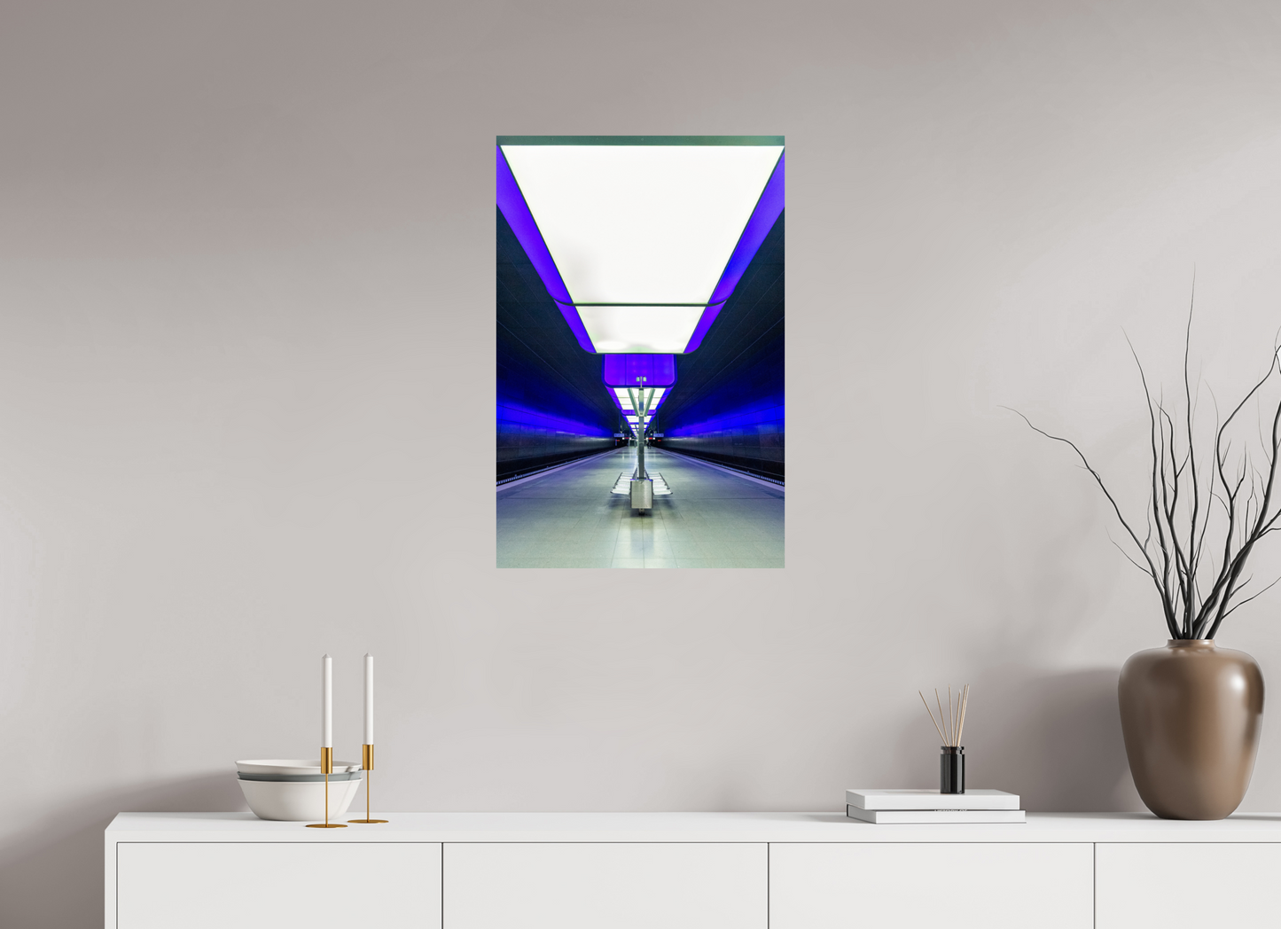 50 x 75 cm, Fine Art Print Metallic Edition Hafen City Universitaet #3 Hamburg