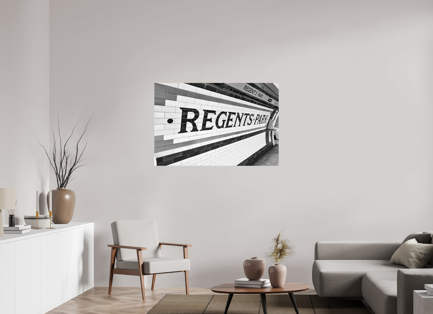 120 x 80 cm, Fine Art Print Metallic Edition Regents-Park #2 London