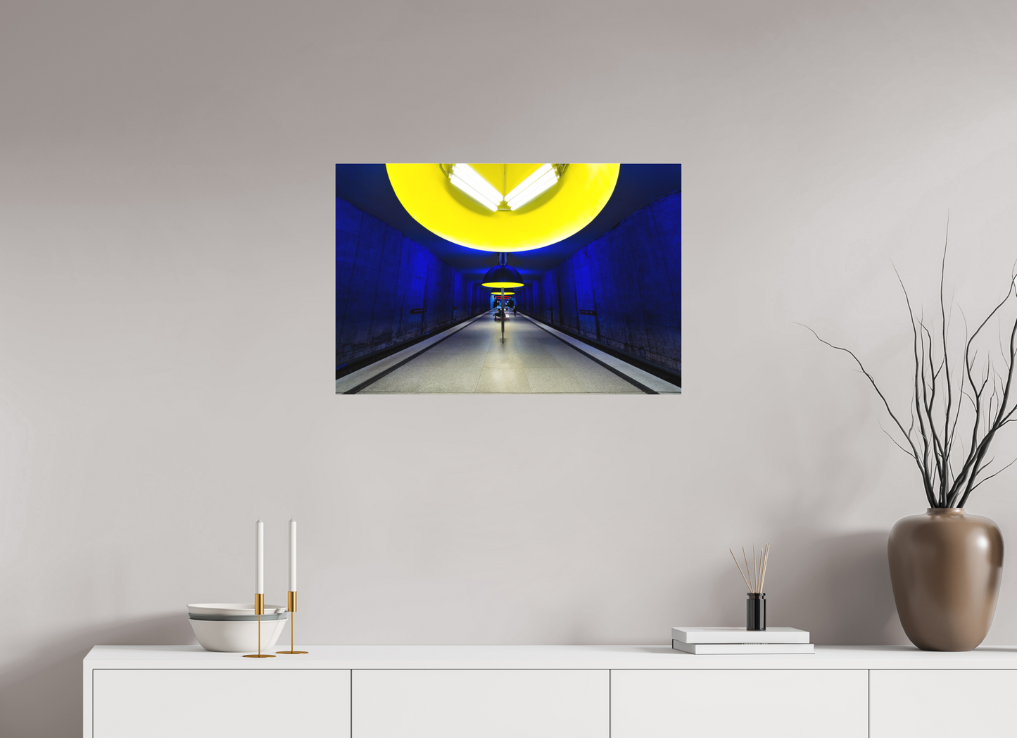 75 x 50 cm, Fine Art Acrylglas Matt West Friedhof #6 München