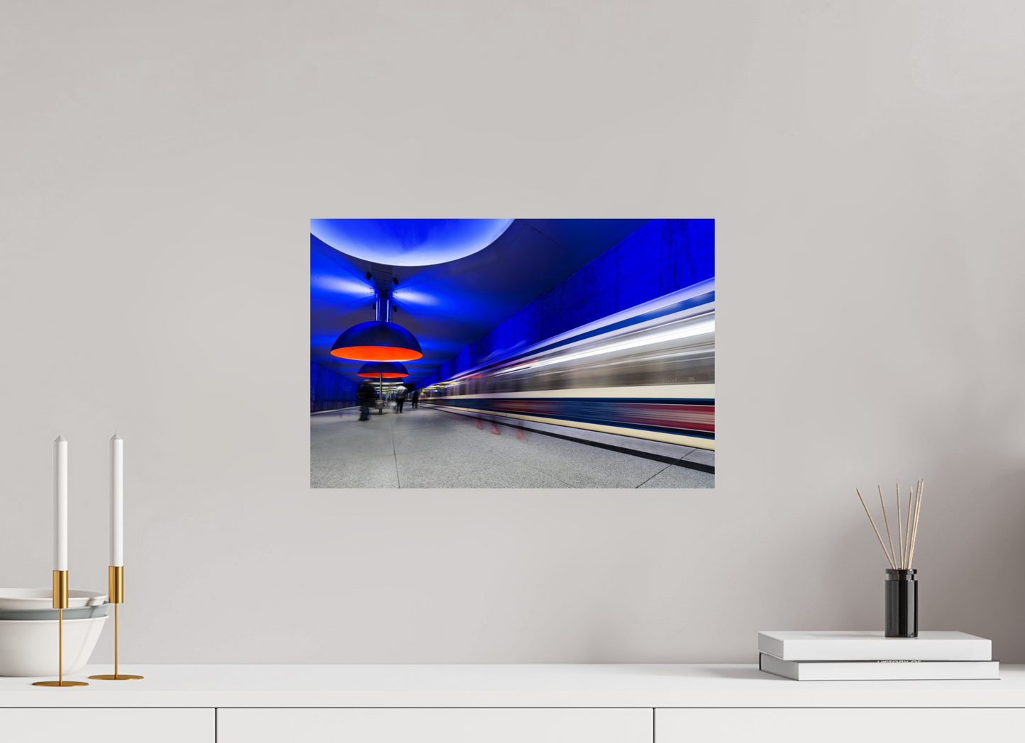 45 x 30 cm, Fine Art Print Metallic Edition Westfriedhof München