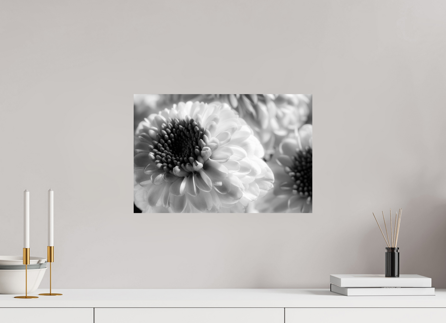 45 x 30 cm, Fine Art Print Baryta auf Alu-Dibond Chrysanthemen-07