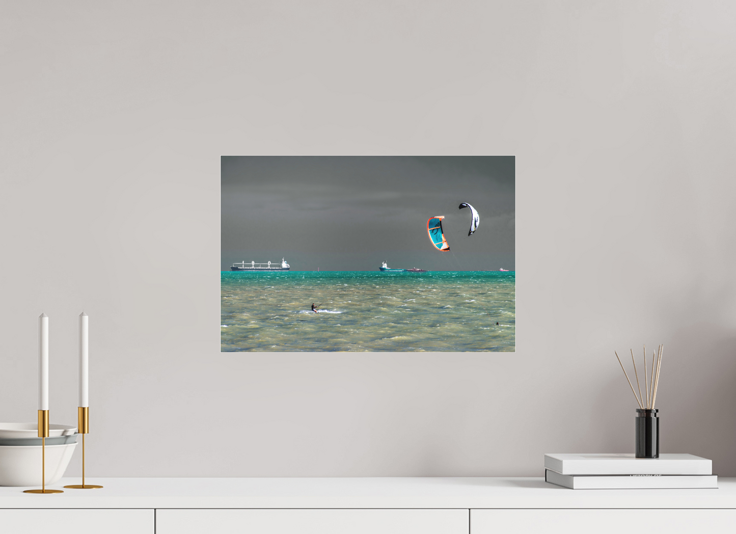45 x 30 cm, Fine Art Acrylglas Matt Praia de Camburi - Vitória - ES. #2