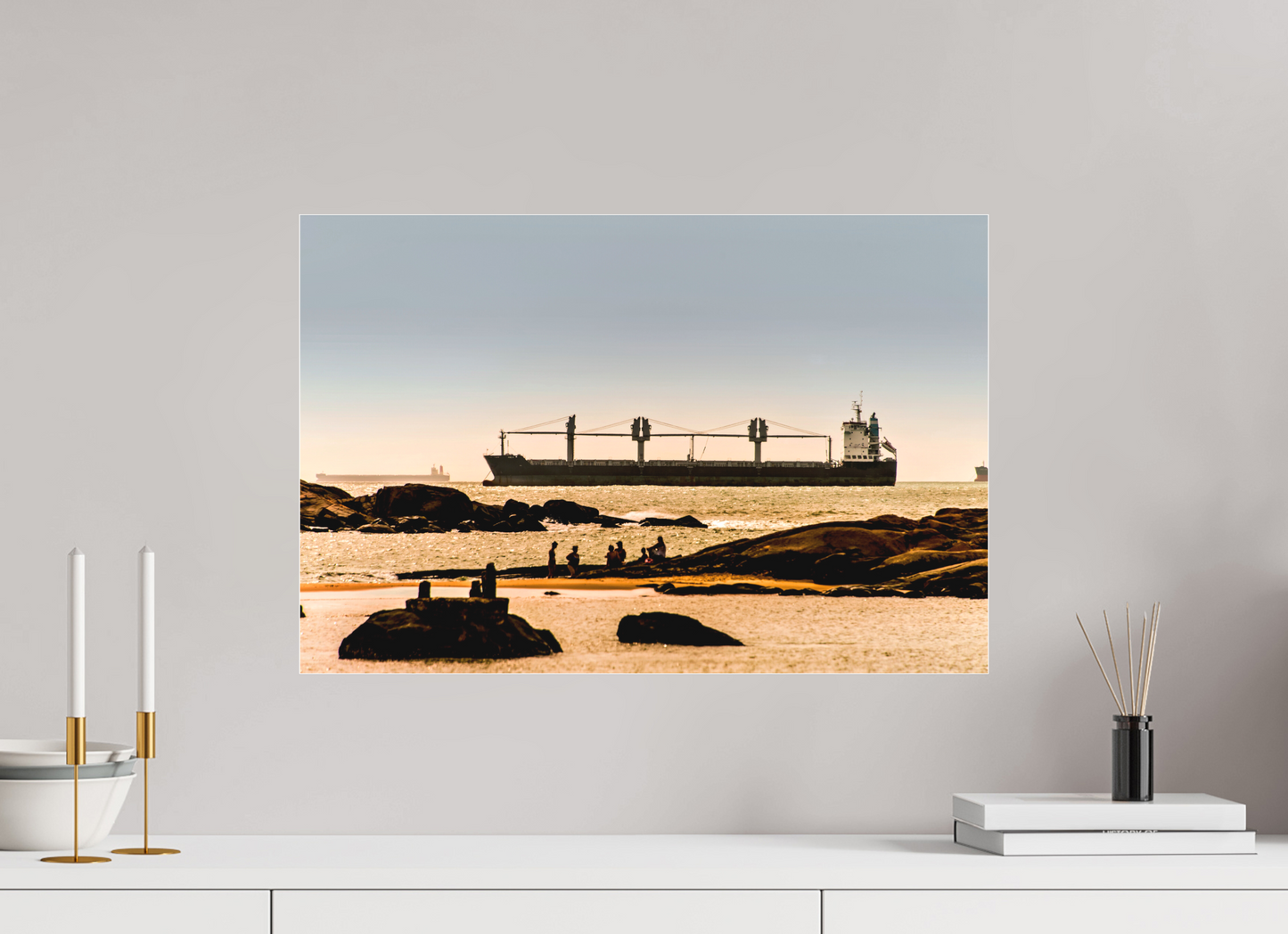 60 x 40 cm, Fine Art Acrylglas Matt Praia da Costa - Vila Velha - ES