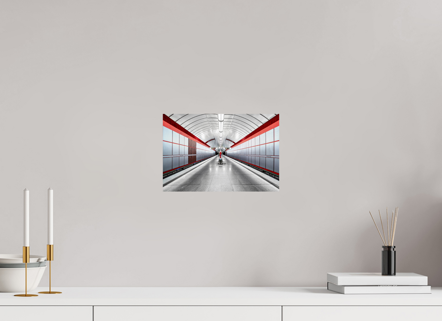 30 x 20 cm, Fine Art Print Metallic Edition Kreillerstrasse #2 München