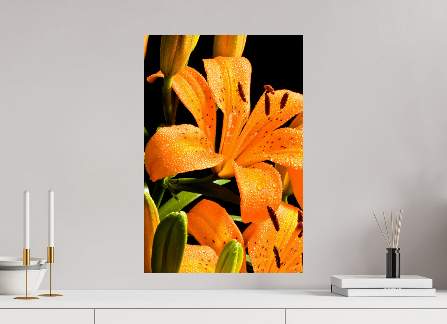 40 x 60 cm, ChromaLuxe HD Metal Print Lilie_08