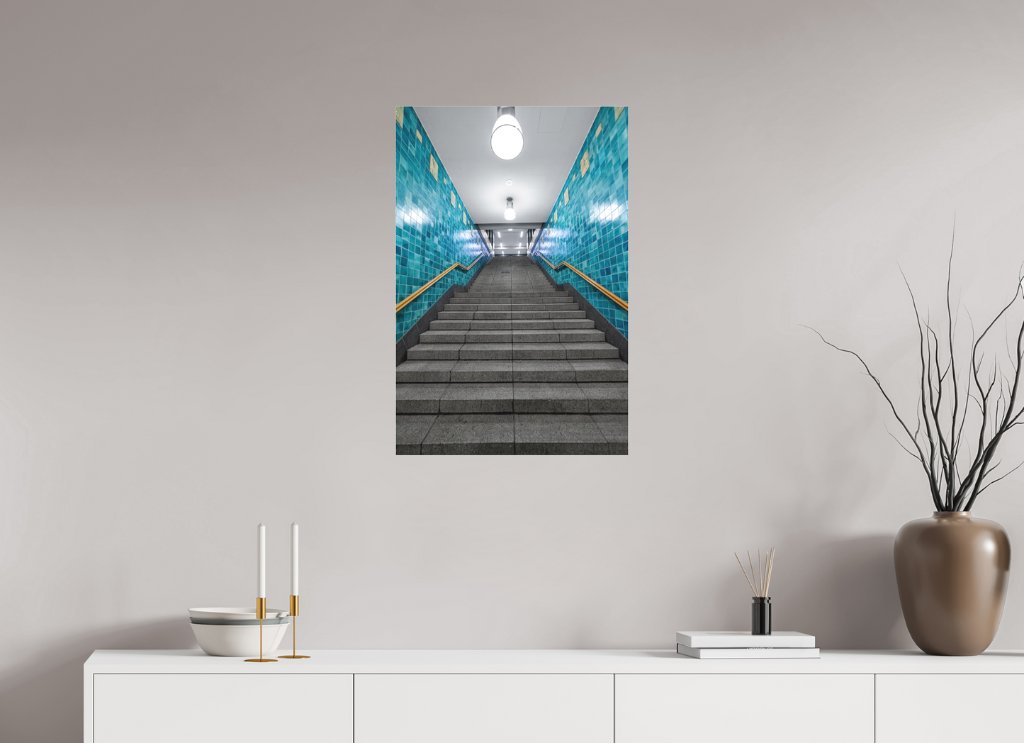 50 x 75 cm, Fine Art Acrylglas Matt Sierichstrasse #5 Hamburg