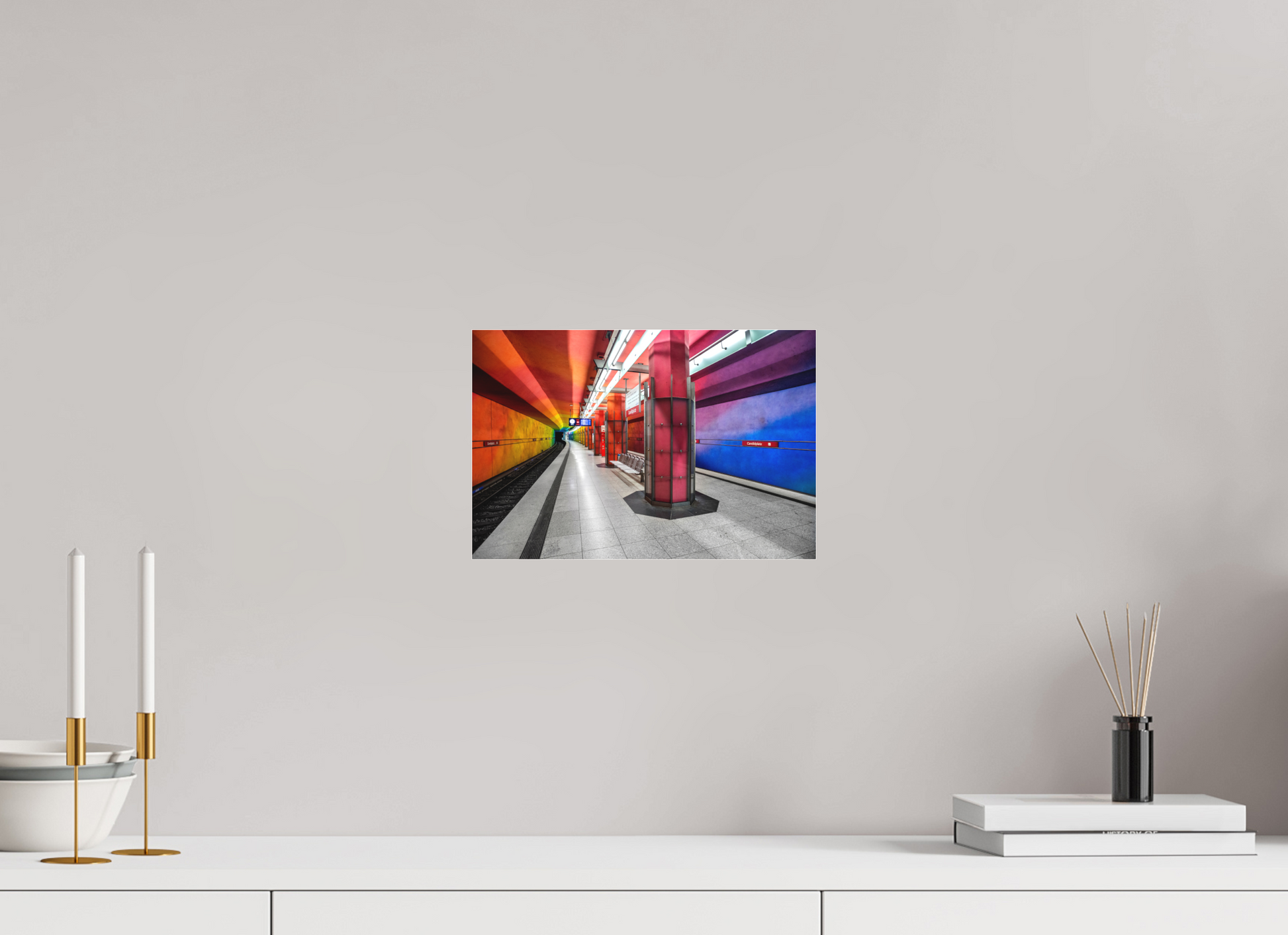 30 x 20 cm, Fine Art Acrylglas Matt Candidplatz #1 München