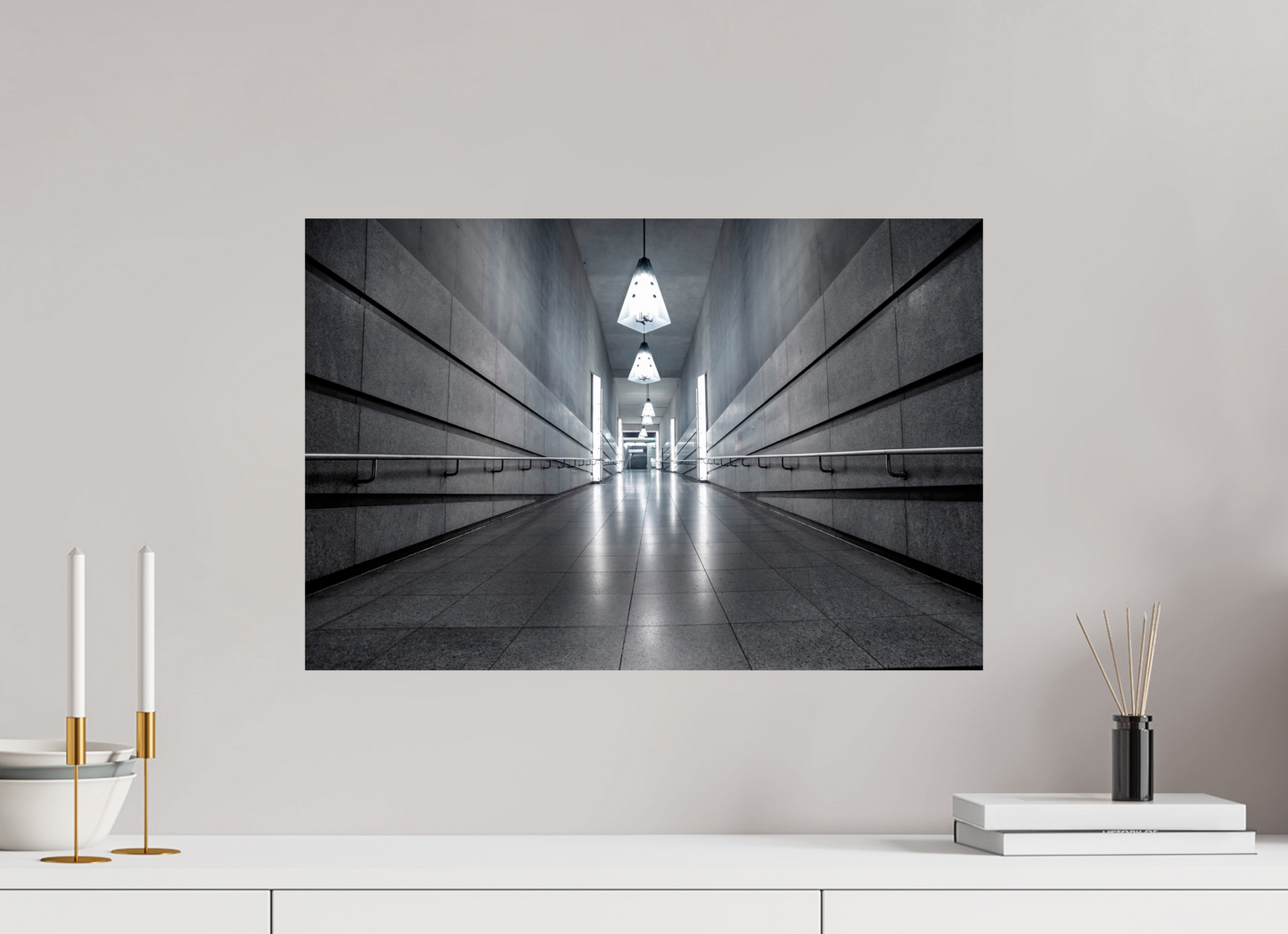 60 x 40 cm, Fine Art Print Metallic Edition Candidplatz #3 München