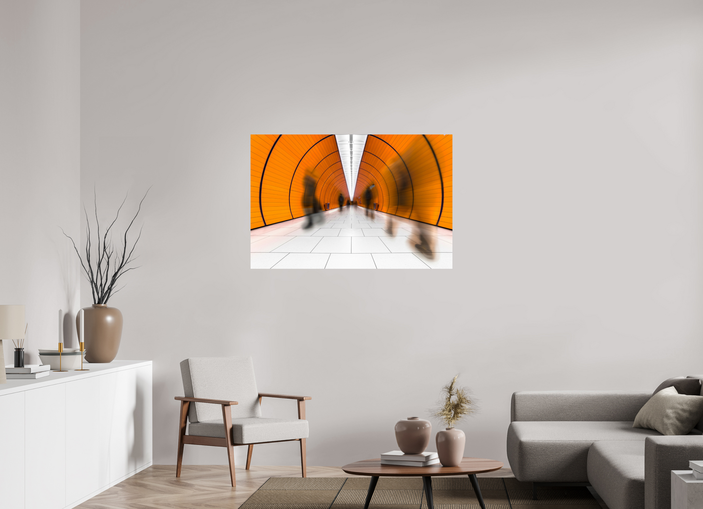 120 x 80 cm, Fine Art Print Metallic Edition Marienplatz #1 München