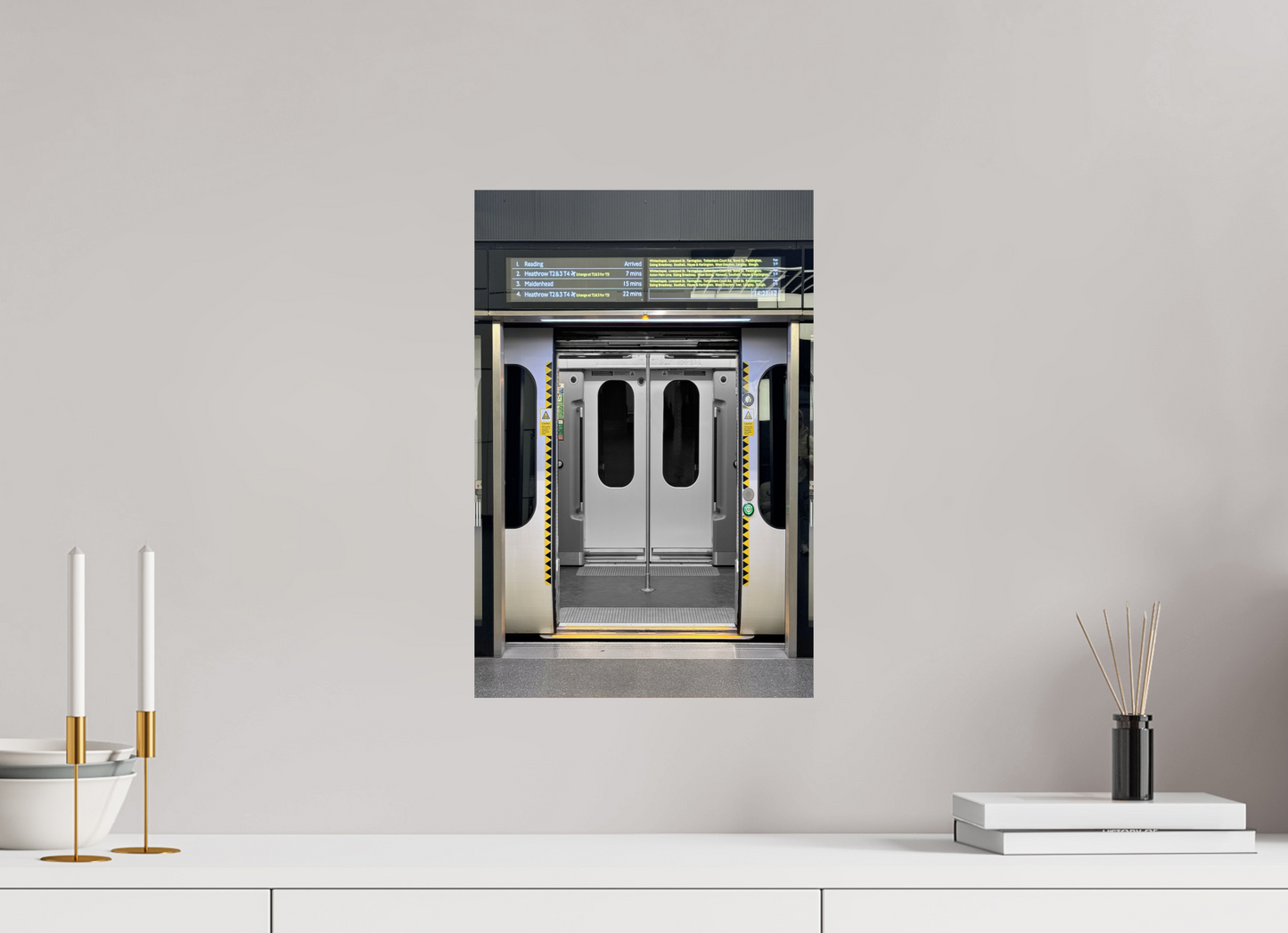 30 x 45 cm, Fine Art Print Metallic Edition London #1