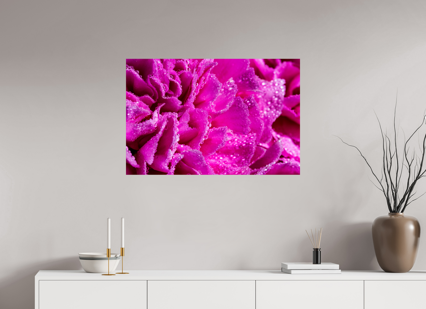 90 x 60 cm, Fine Art Print Baryta auf Alu-Dibond Nelke_02
