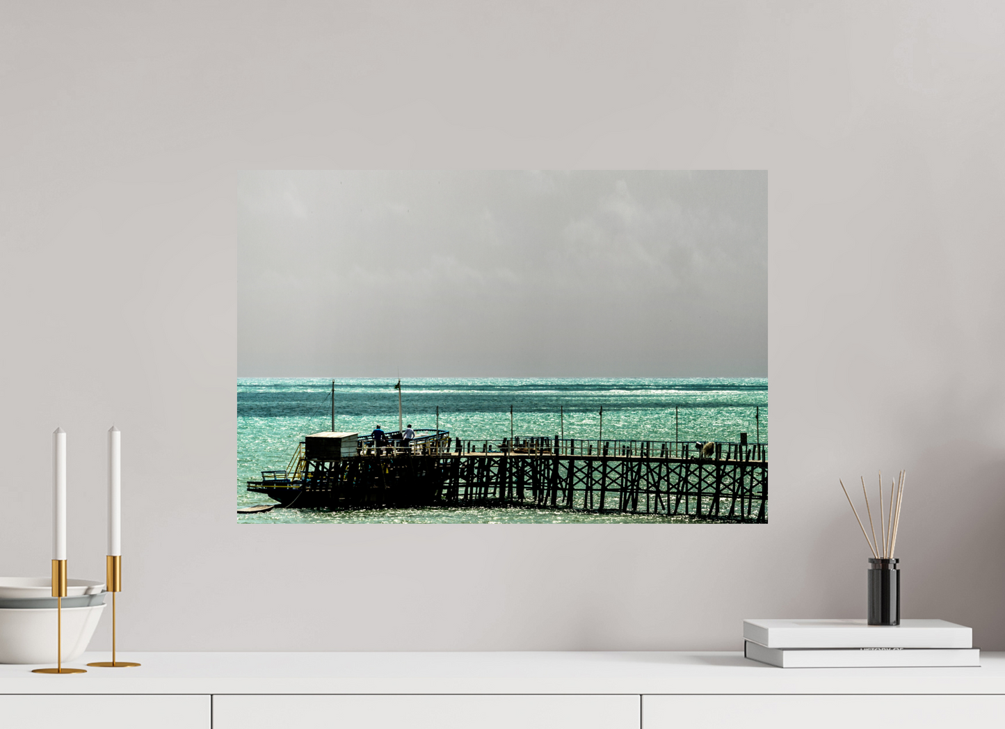 60 x 40 cm, Fine Art Print auf Alu-Dibond ohne Aufhang Pirangi - Parnamirim - RN