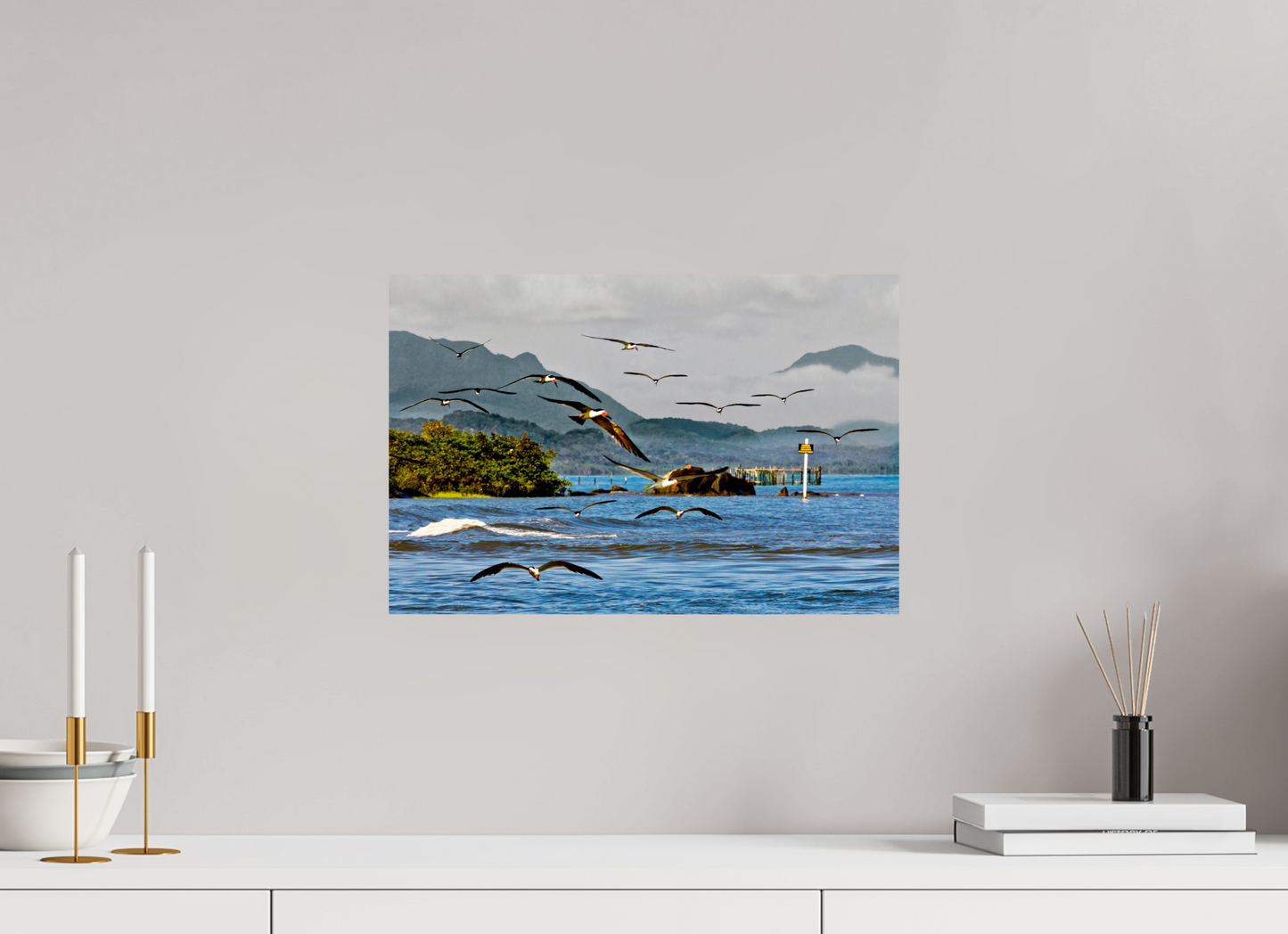 45 x 30 cm, Fine Art Print auf Alu-Dibond ohne Aufhang Ilha do Cardoso - Cananéia