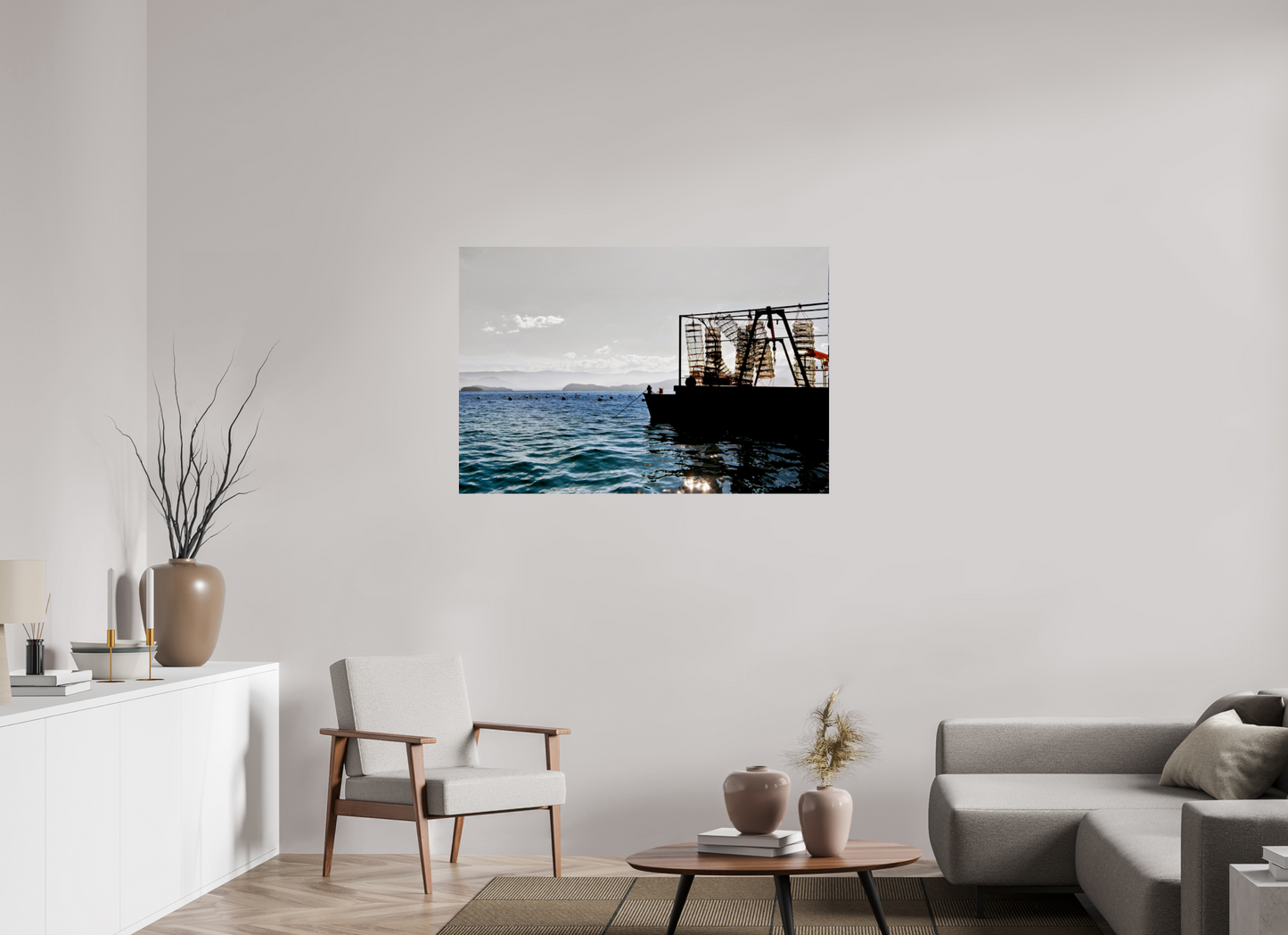 120 x 80 cm, Fine Art Print auf Alu-Dibond ohne Aufhang Ilha das Couves - Picinguaba - SP