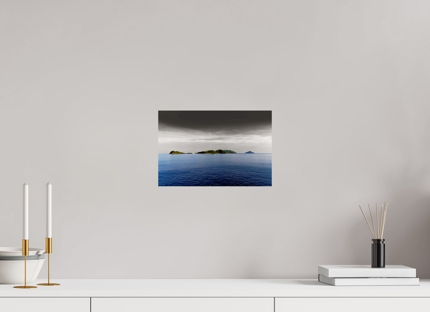30 x 20 cm, Fine Art Print auf Alu-Dibond ohne Aufhang As Ilhas - São Sebastião - SP