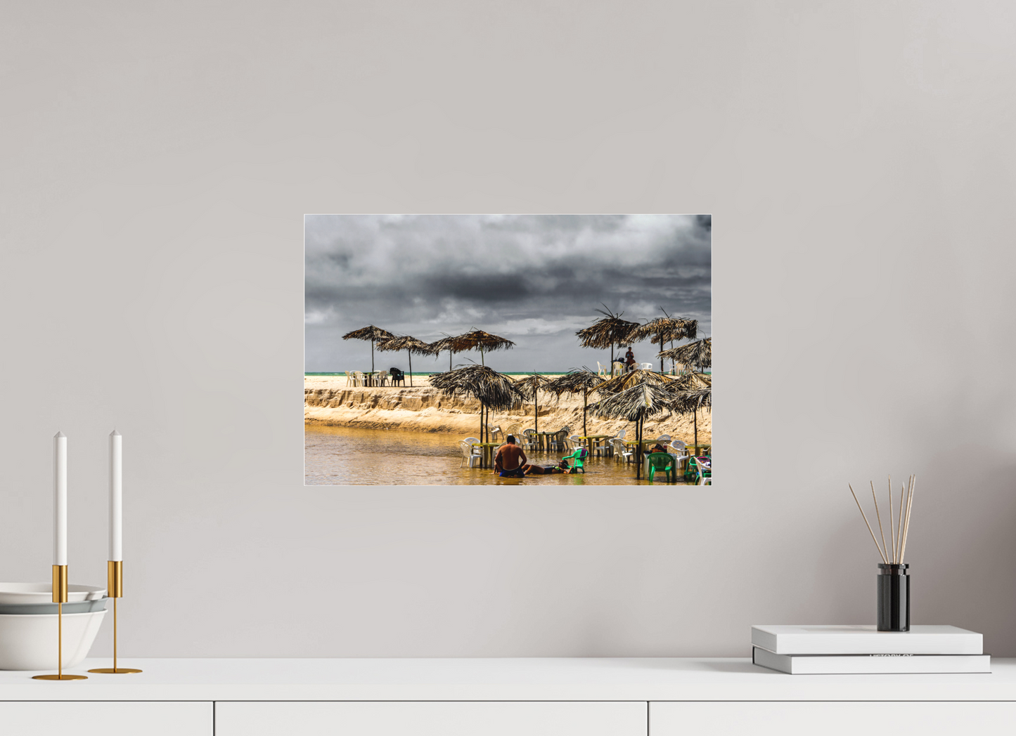 45 x 30 cm, Fine Art Acrylglas Matt Praia Bela - Pitimbu - PB #2