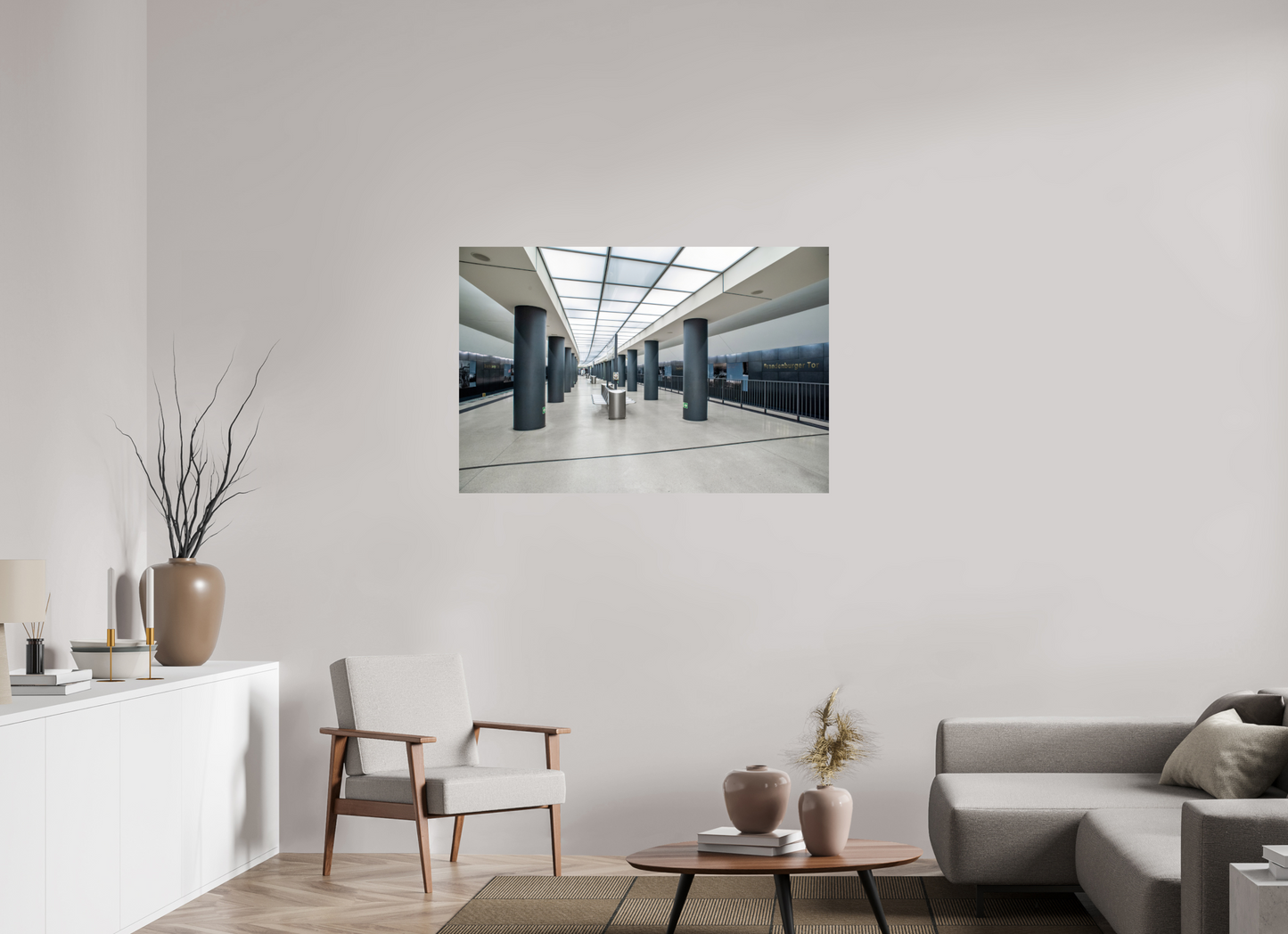 120 x 80 cm, Fine Art Print Metallic Edition Brandenburger-Tor #3 Berlin