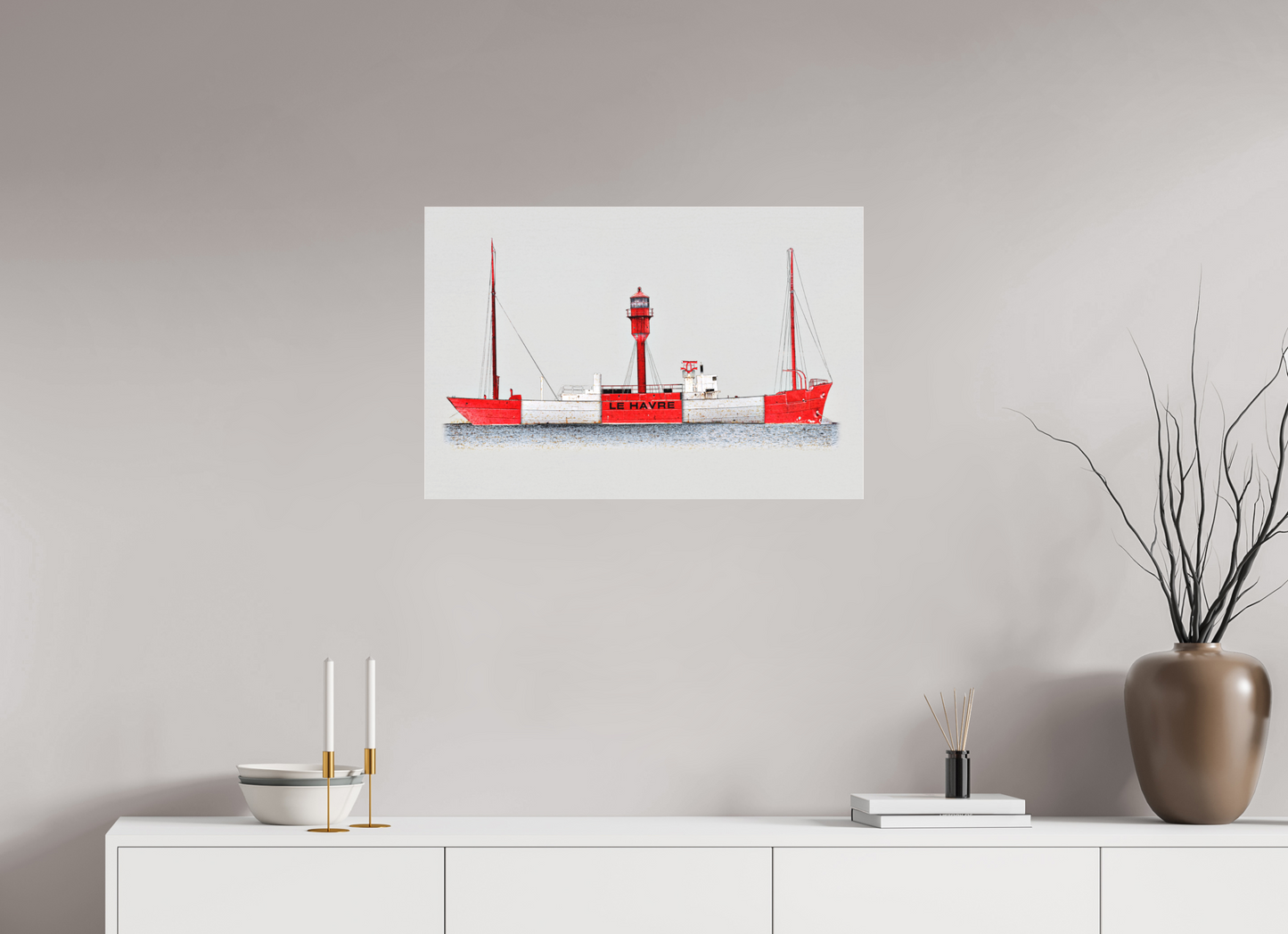 75 x 50 cm, Fine Art Acrylglas Matt Le_Havre
