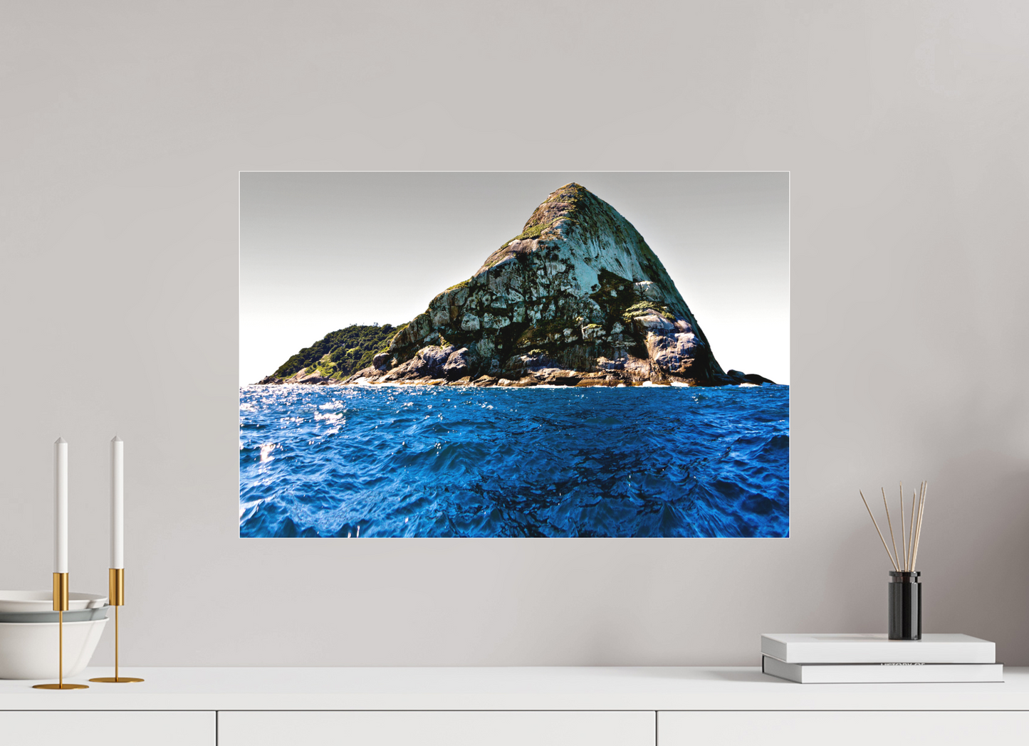 60 x 40 cm, Fine Art Acrylglas Matt Ilha Queimada Grande - Peruíbe - SP