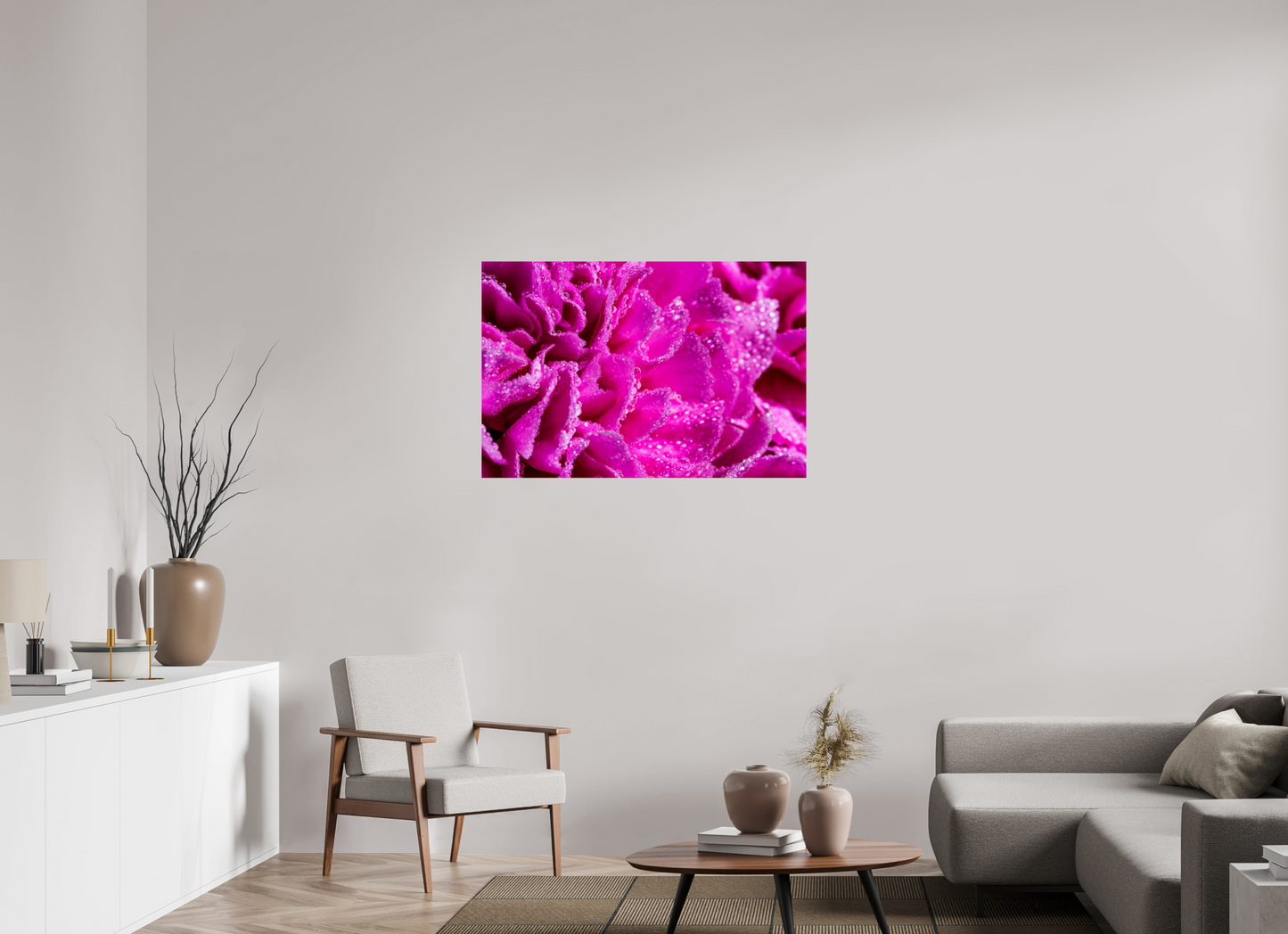 105 x 70 cm, ChromaLuxe HD Metal Print Nelke_02
