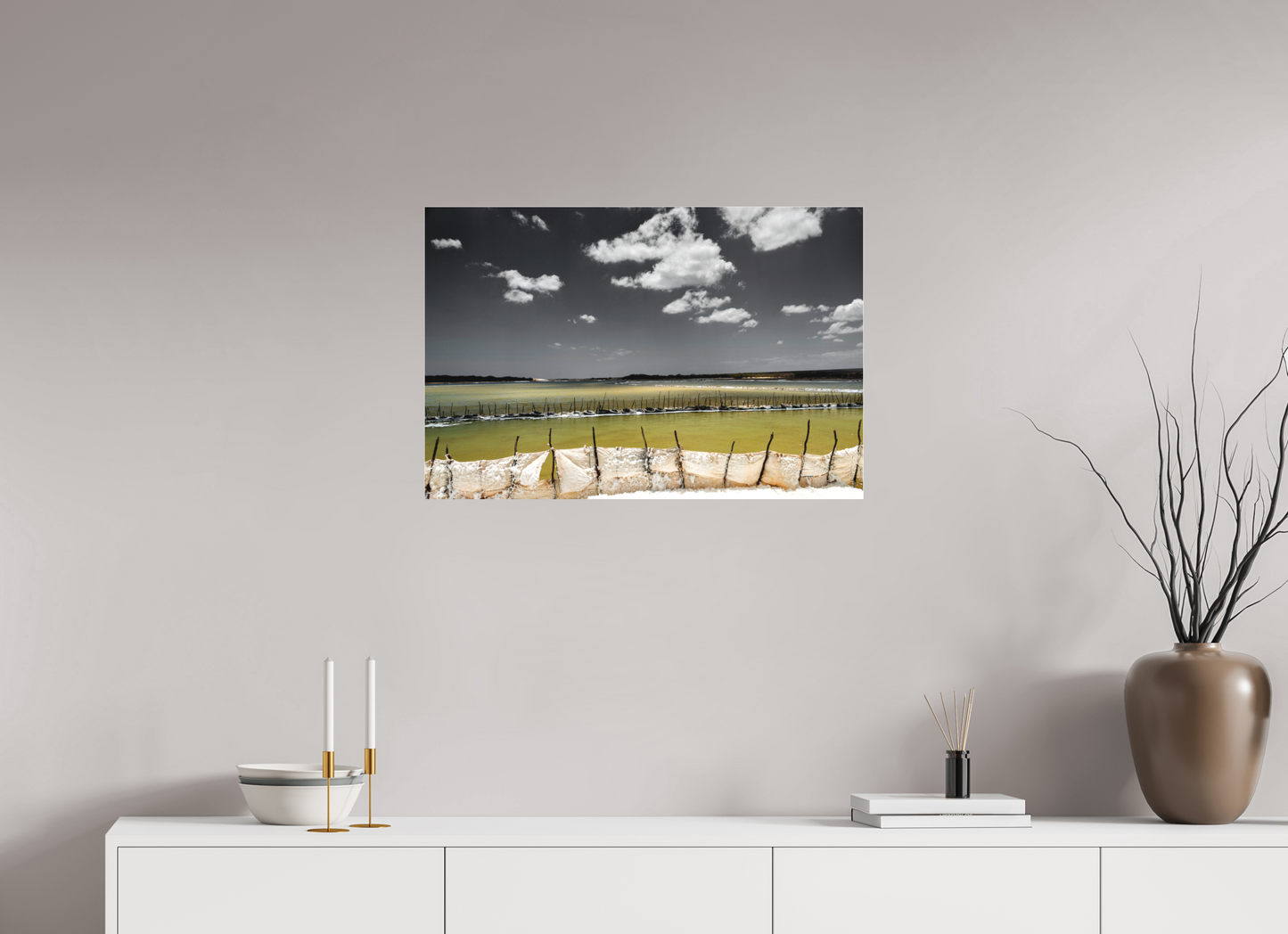 75 x 50 cm, Fine Art Acrylglas Matt Benfica - Areia Branca - RN