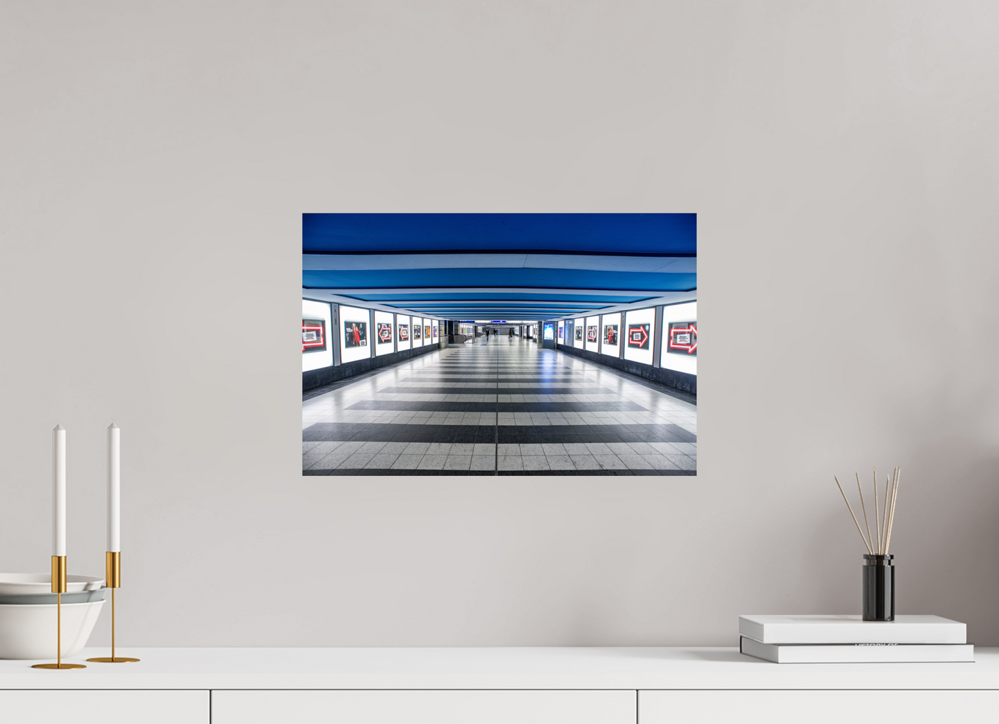 45 x 30 cm, Fine Art Print Metallic Edition Gesundbrunnen Berlin