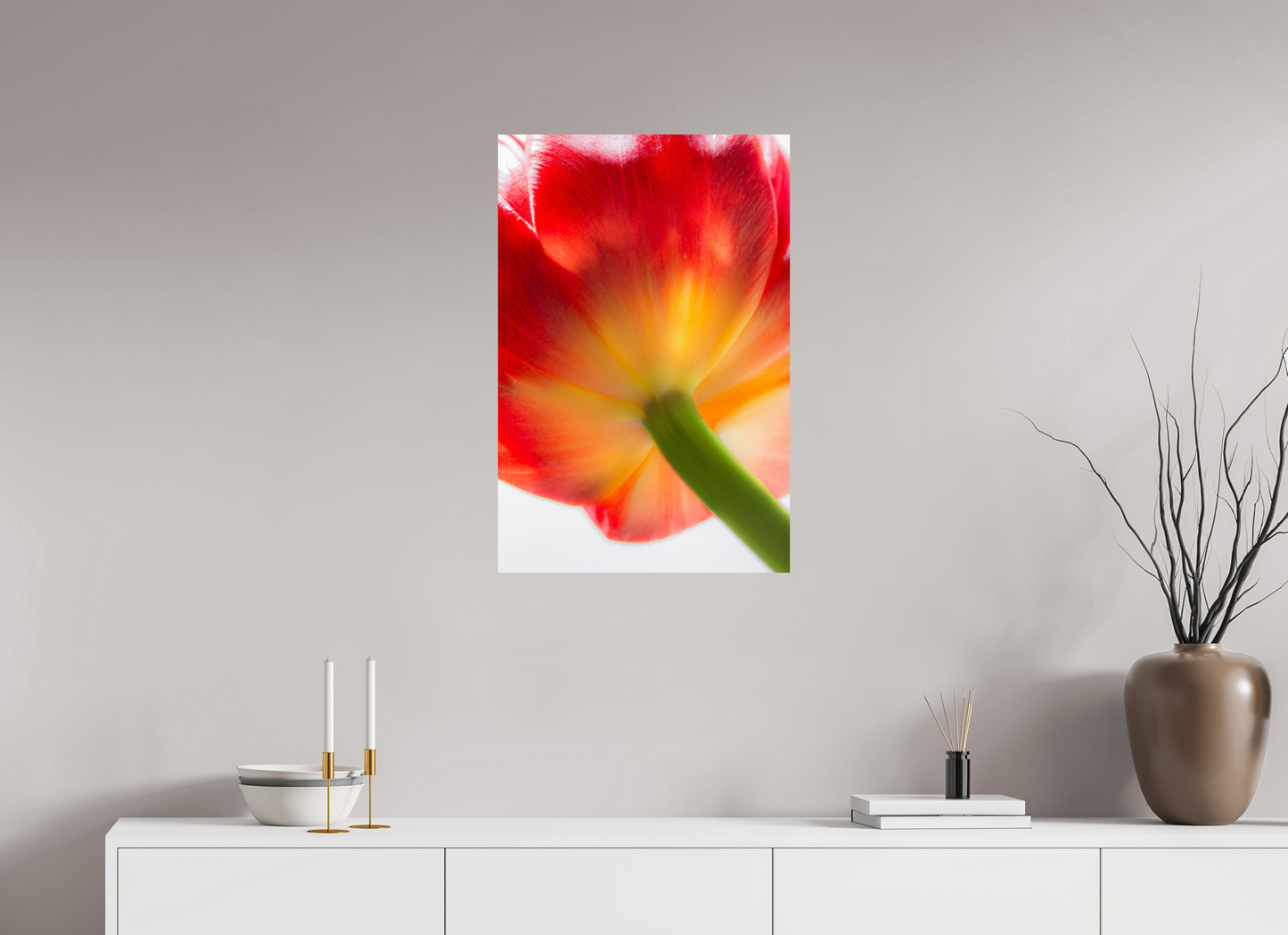 50 x 75 cm, ChromaLuxe HD Metal Print Tulpe-08