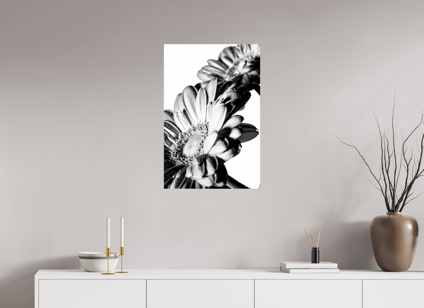 50 x 75 cm, Fine Art Print Baryta auf Alu-Dibond Gerbera_08