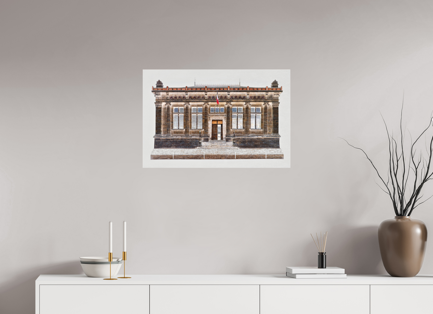 75 x 50 cm, Fine Art Acrylglas Matt Justitia