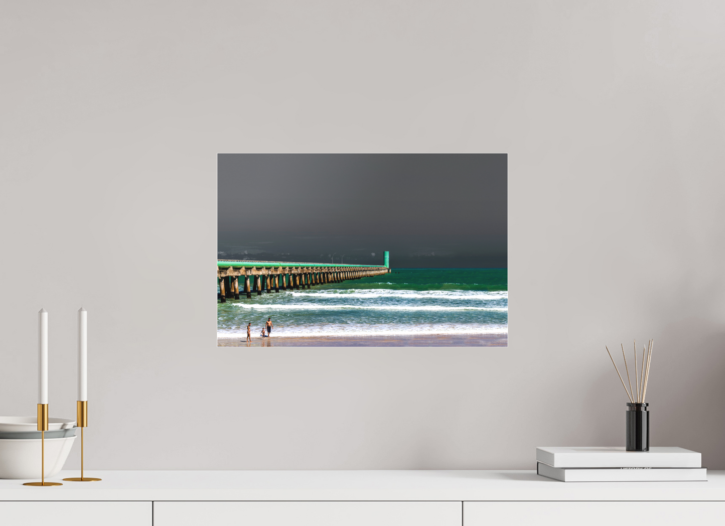 45 x 30 cm, Fine Art Acrylglas Matt Praia do Sobral - Maceió - AL