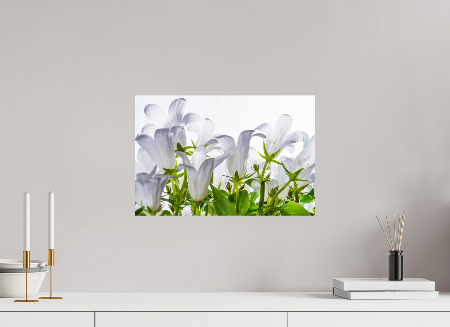 45 x 30 cm, ChromaLuxe HD Metal Print Glockenblume_01