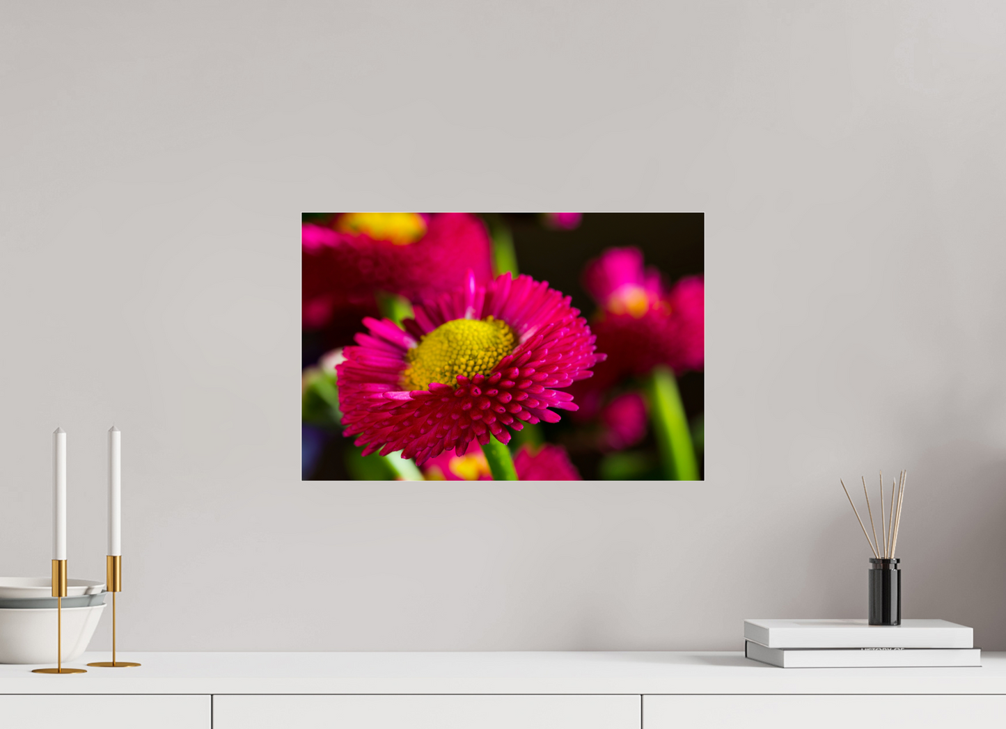 45 x 30 cm, Glänzender Foto-Abzug Acrylglas ASTER-01