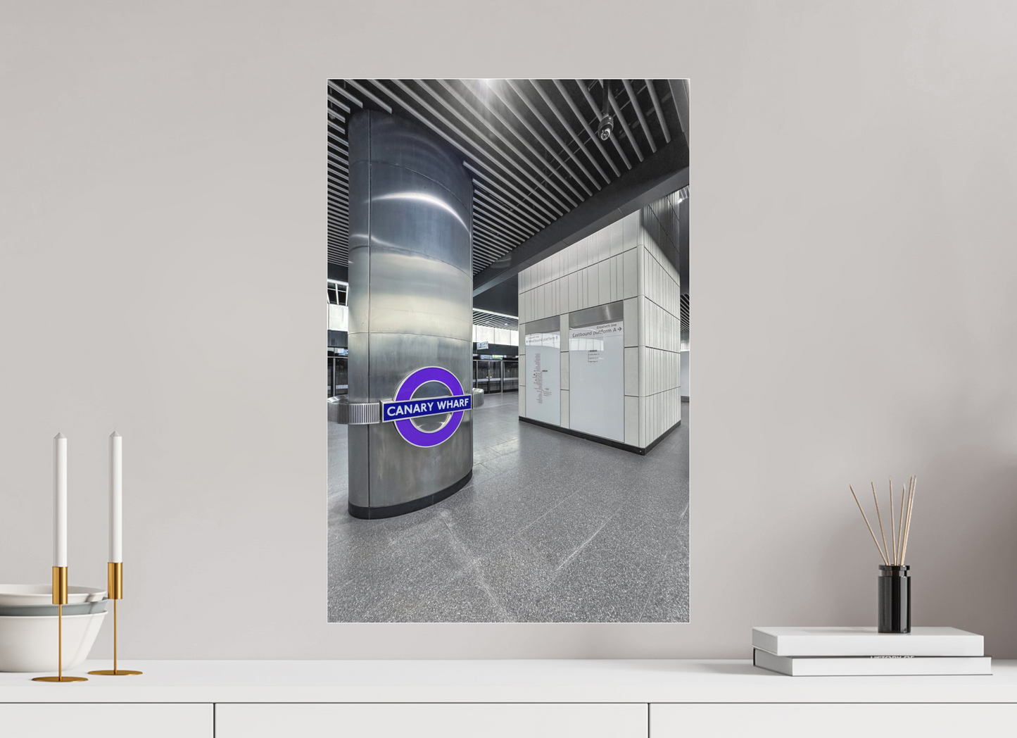 40 x 60 cm, Fine Art Acrylglas Matt Canary-Wharf #1 London