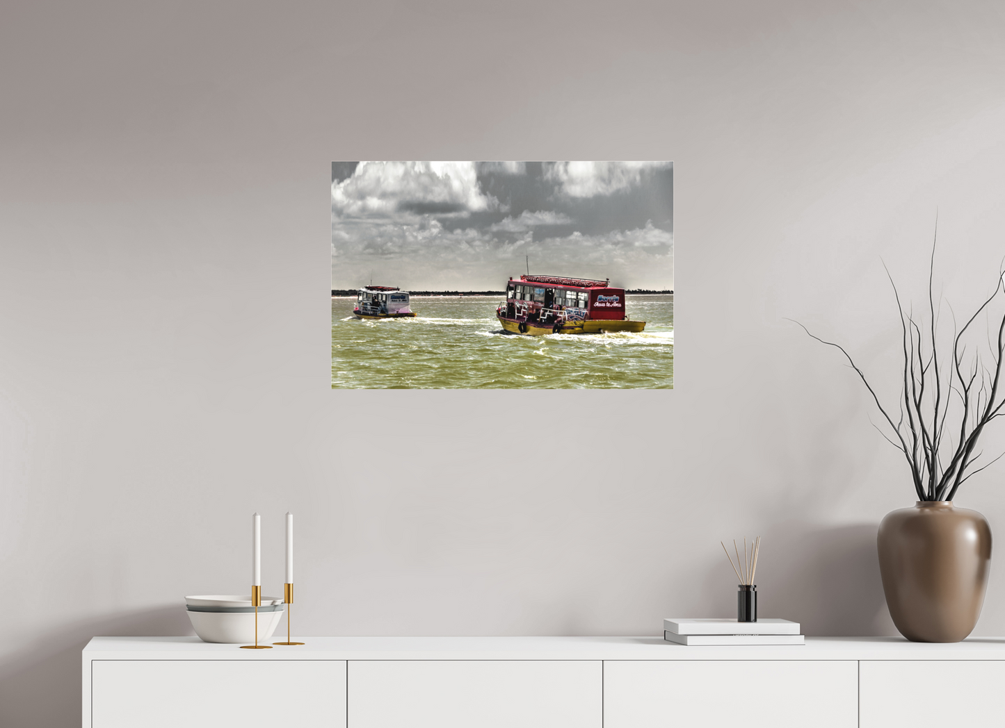 75 x 50 cm, Fine Art Acrylglas Matt Rio Paraíba - Cabedelo - PB. #2