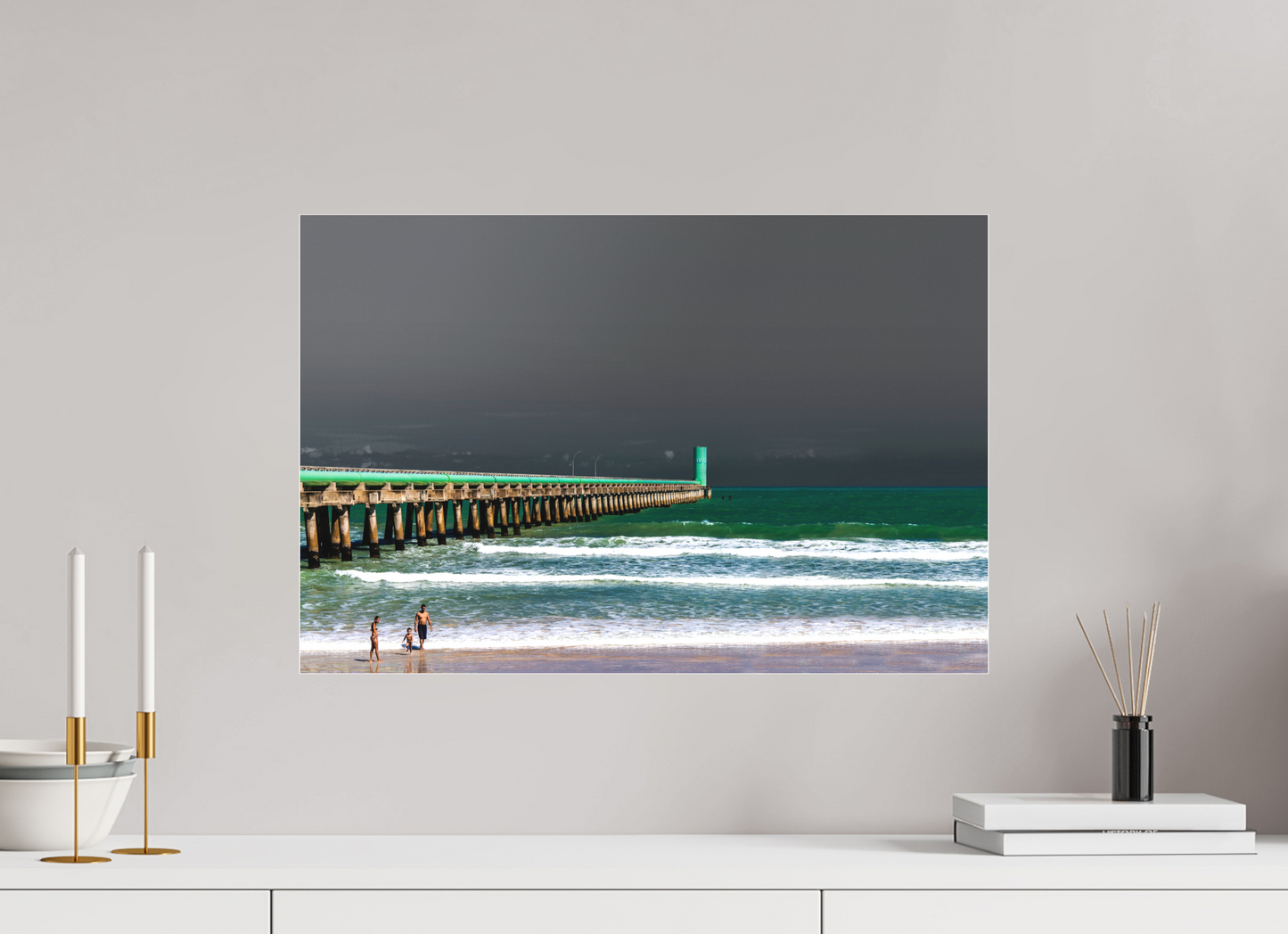 60 x 40 cm, Fine Art Acrylglas Matt Praia do Sobral - Maceió - AL