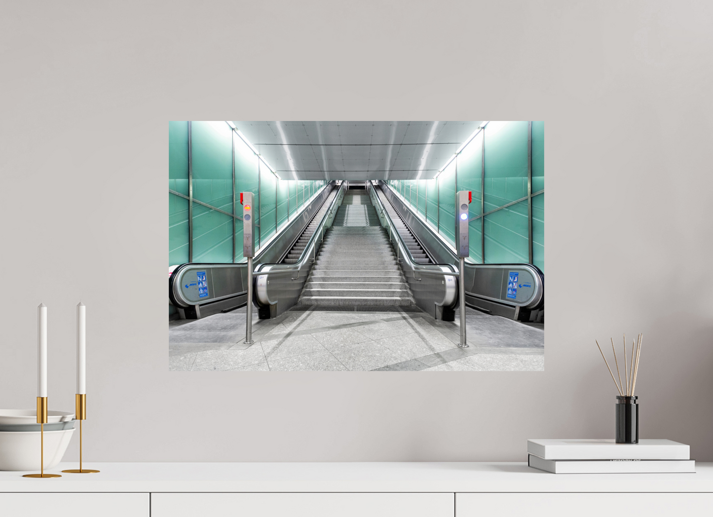 60 x 40 cm, Fine Art Print Metallic Edition Duefelrlstrasse #2 München