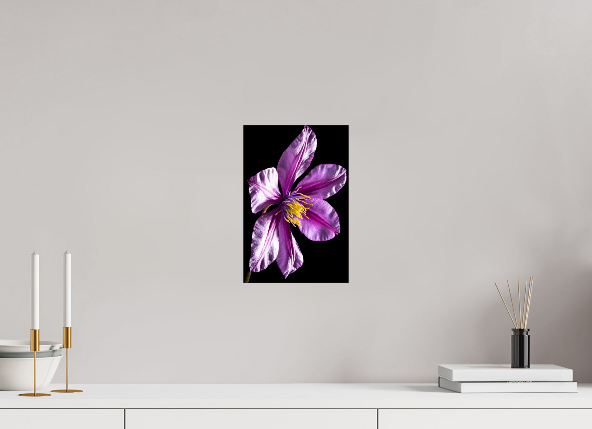 20 x 30 cm, ChromaLuxe HD Metal Print Clematis-05