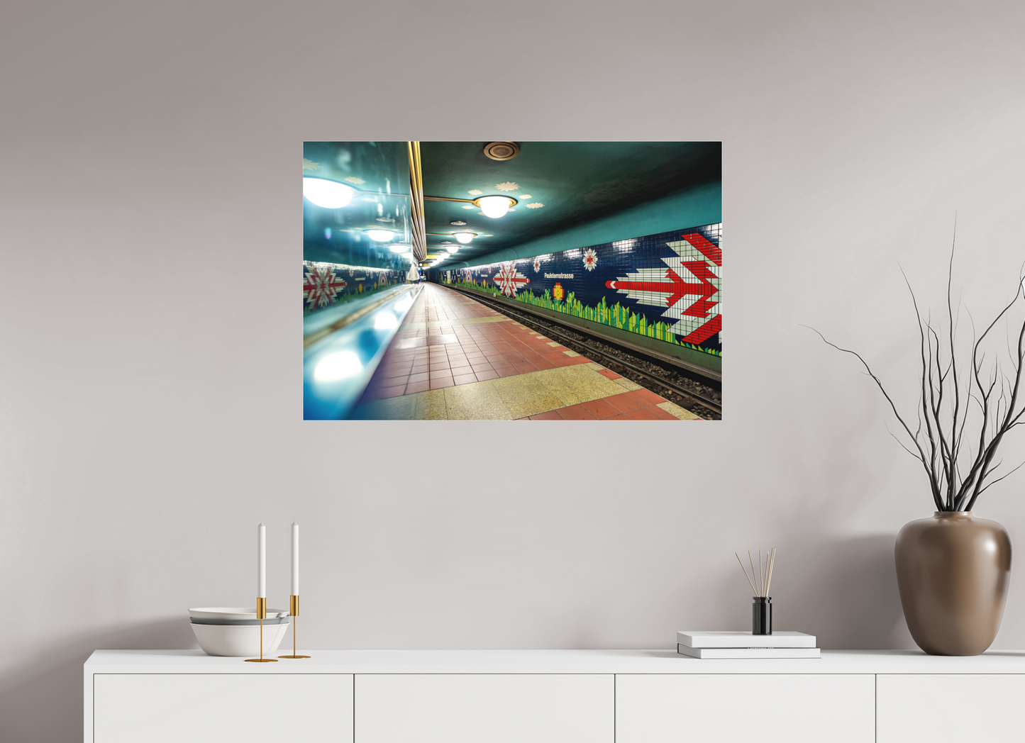 90 x 60 cm, Fine Art Acrylglas Matt Paulsternstrasse #1 Berlin