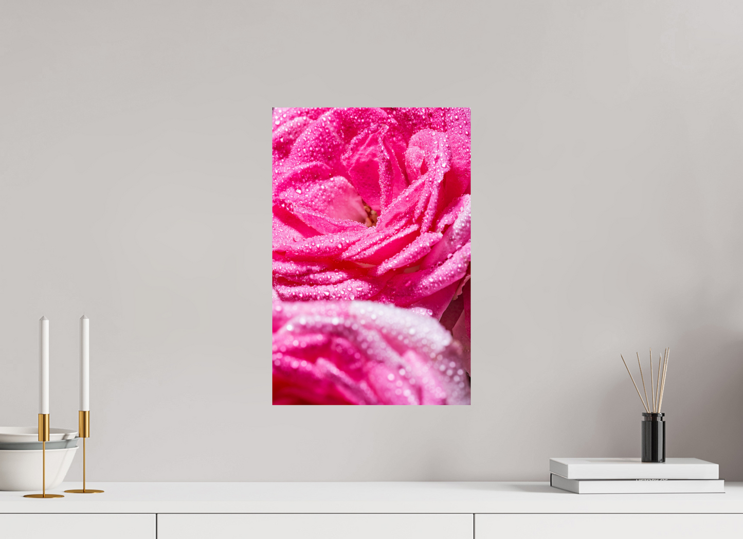 30 x 45 cm, Fine Art Print Baryta auf Alu-Dibond Rose_10