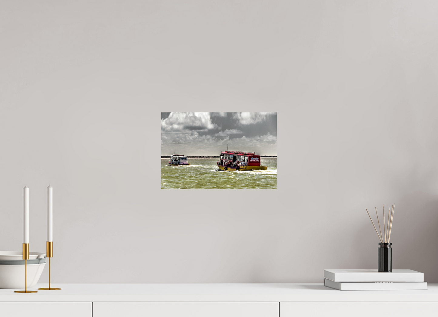 30 x 20 cm, Fine Art Print auf Alu-Dibond ohne Aufhang Rio Paraíba - Cabedelo - PB. #2