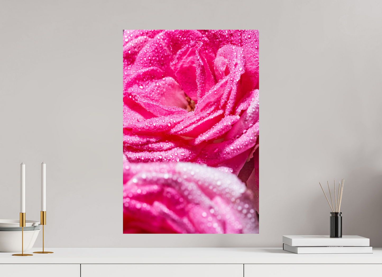 40 x 60 cm, Fine Art Print Baryta auf Alu-Dibond Rose_10
