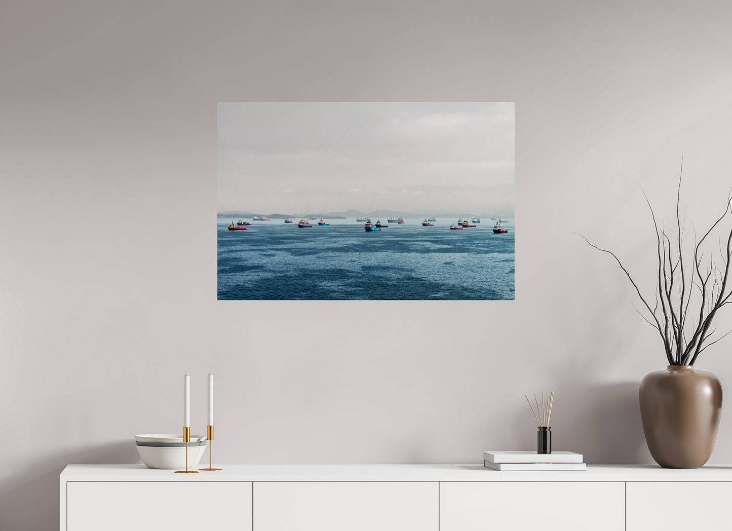 90 x 60 cm, Fine Art Print auf Alu-Dibond ohne Aufhang Ponte Rio NIterói - Niterói - RJ