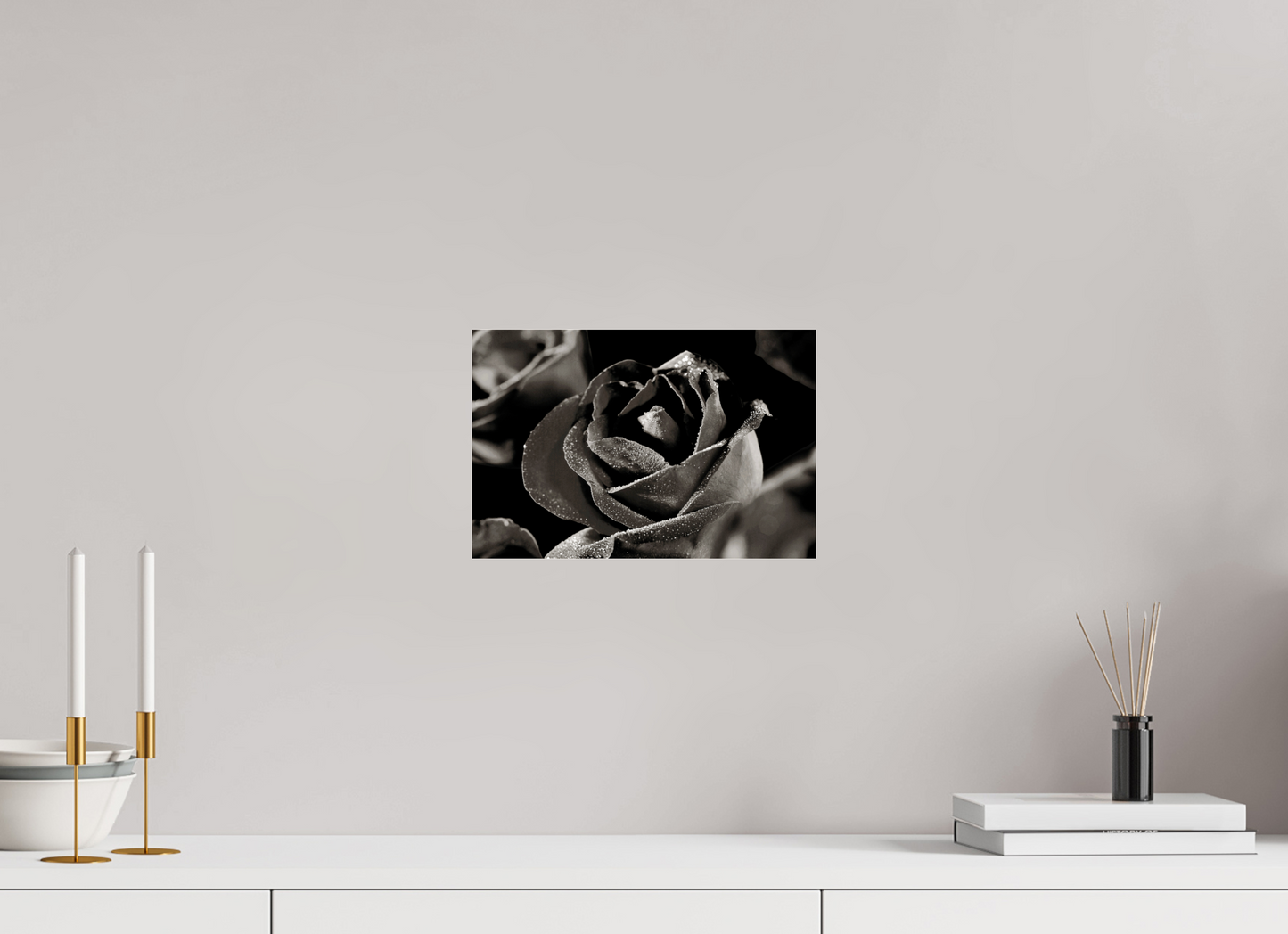 30 x 20 cm, Glänzender Foto-Abzug Acrylglas Rose_02