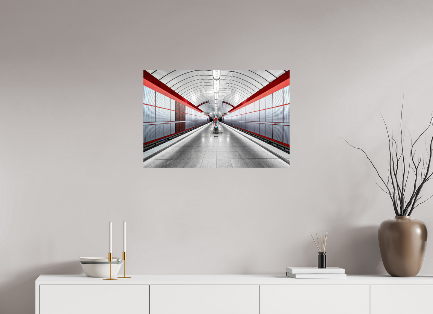 75 x 50 cm, Fine Art Print Metallic Edition Kreillerstrasse #2 München