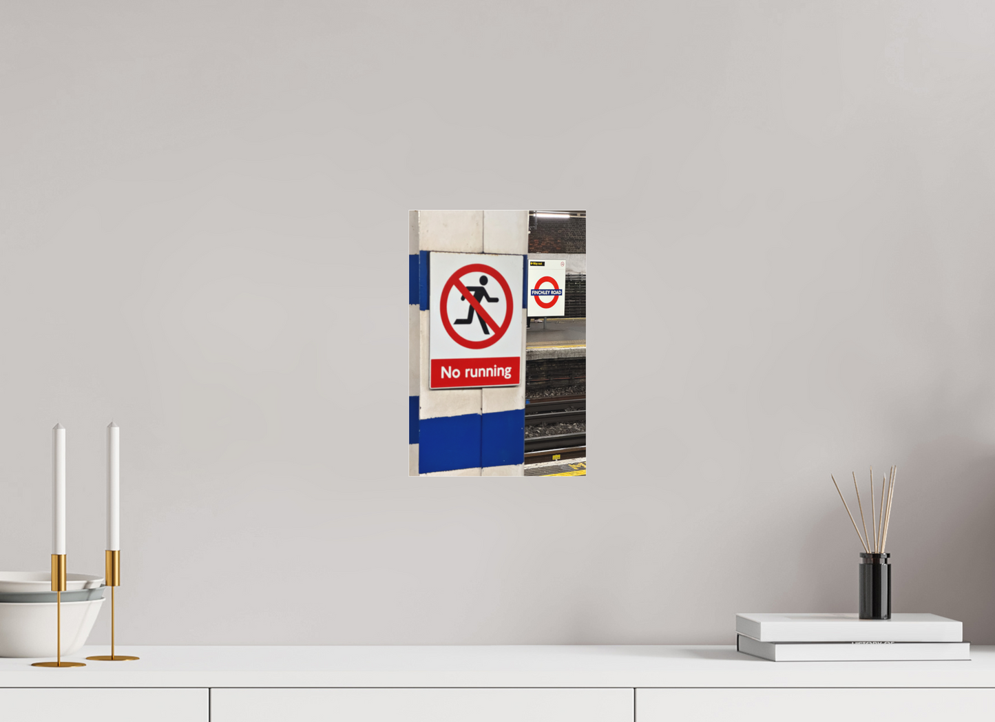 20 x 30 cm, Fine Art Acrylglas Matt Finchley-Road #1 London