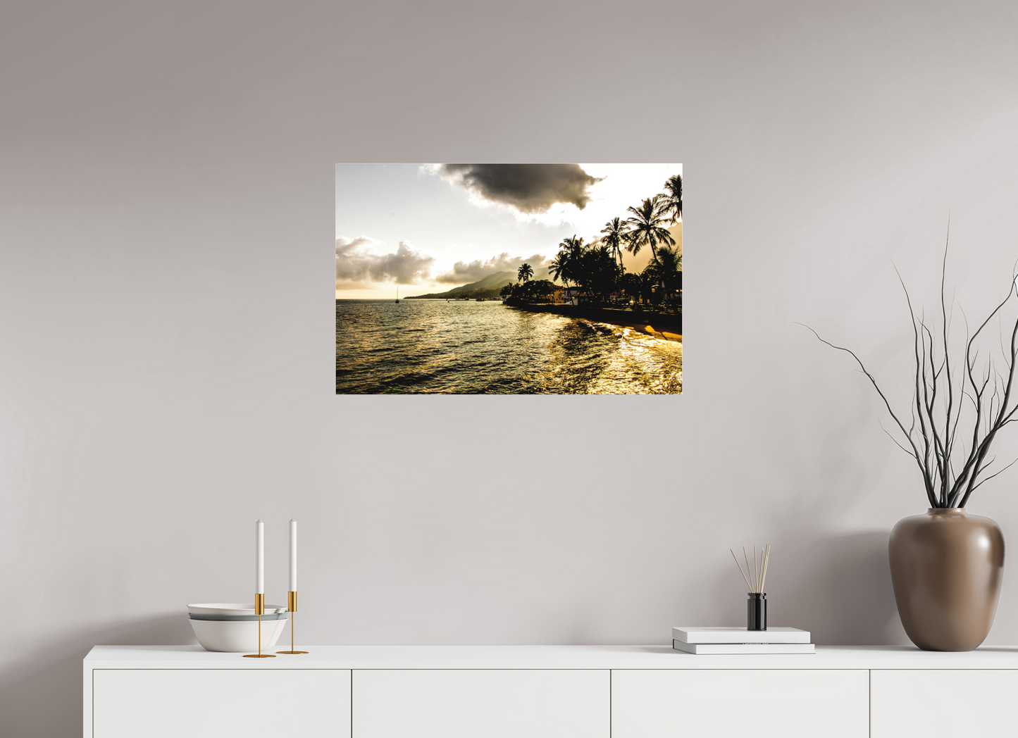 75 x 50 cm, Fine Art Acrylglas Matt Vila de Ilhabela - SP