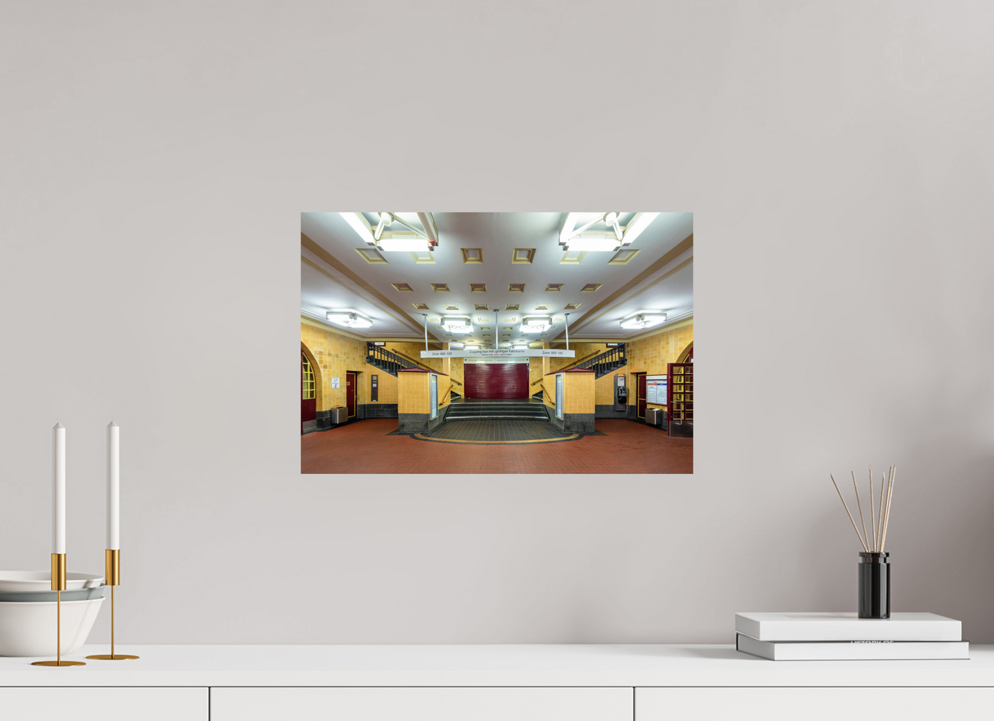 45 x 30 cm, Fine Art Print Metallic Edition Mundsburg #1 Hamburg