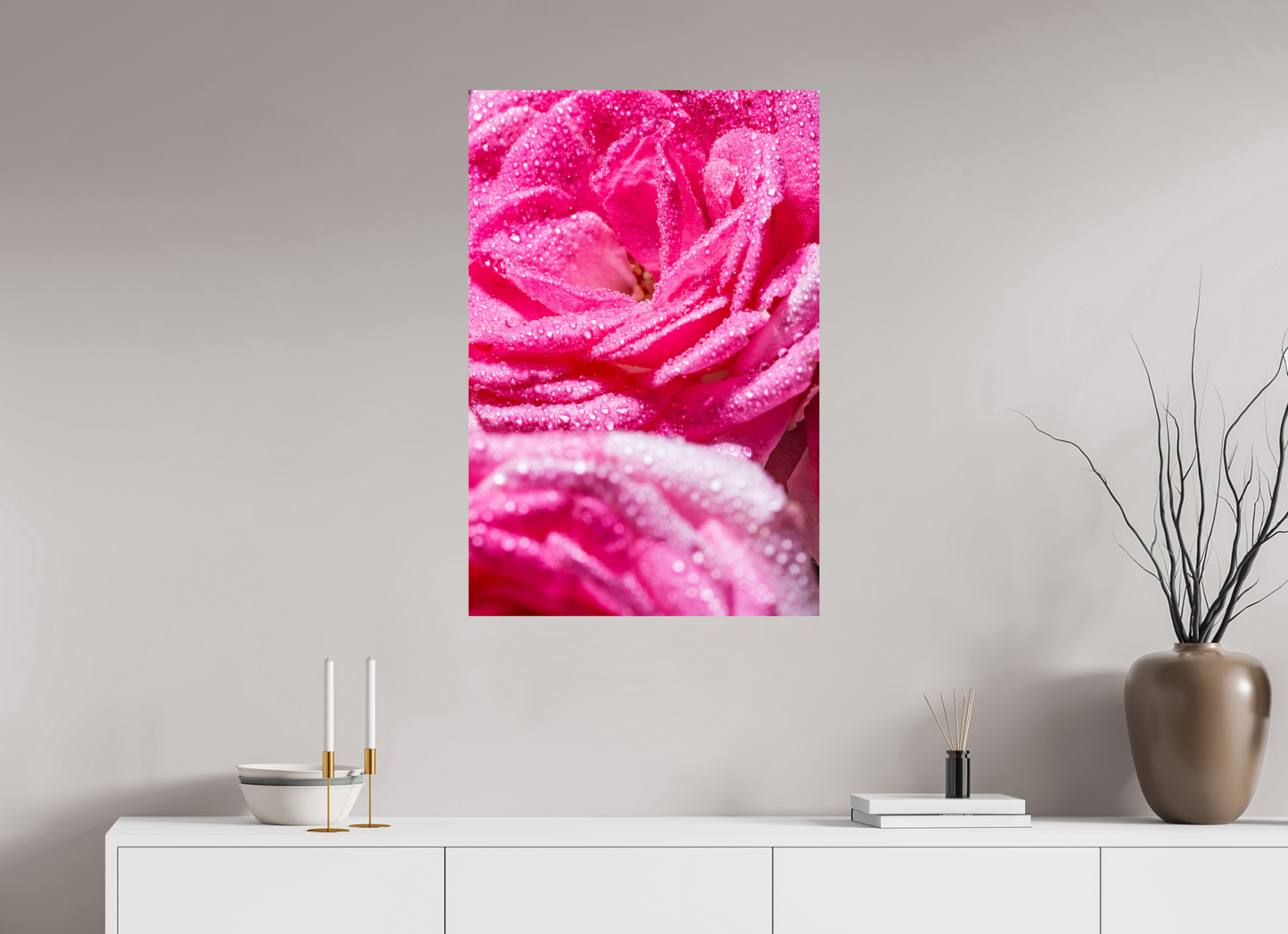 60 x 90 cm, Fine Art Print Baryta auf Alu-Dibond Rose_10